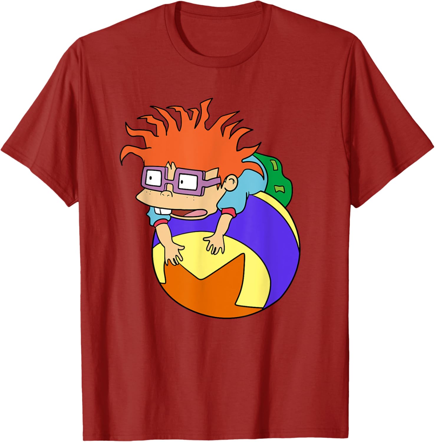 Mademark Rugrats Chuckie Finster Playing with Tommy's Ball T-Shirt - 8