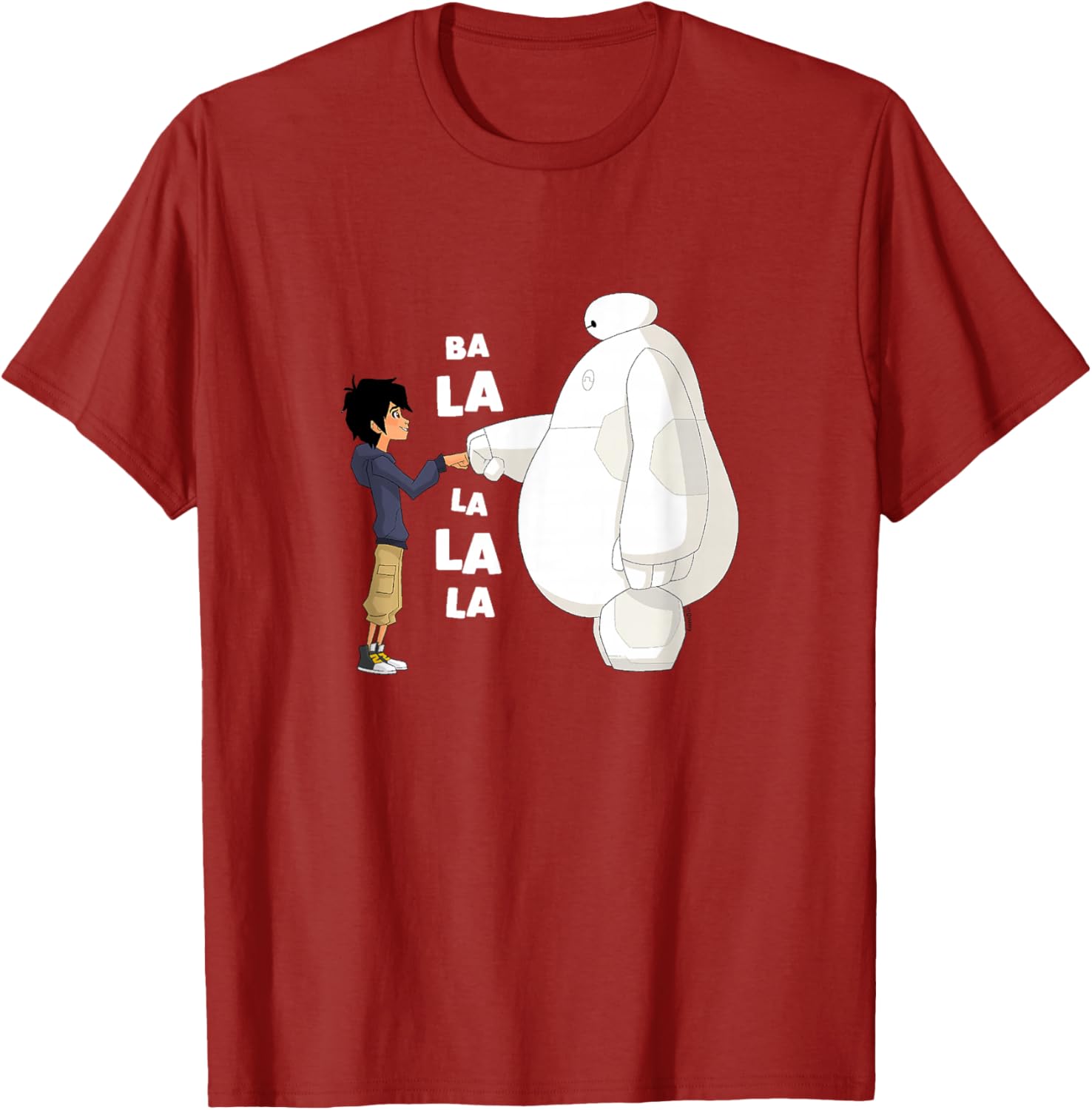 Big Hero 6 Fist Bump Tee Fun Graphic T-Shirt for Fans and Kids - 2