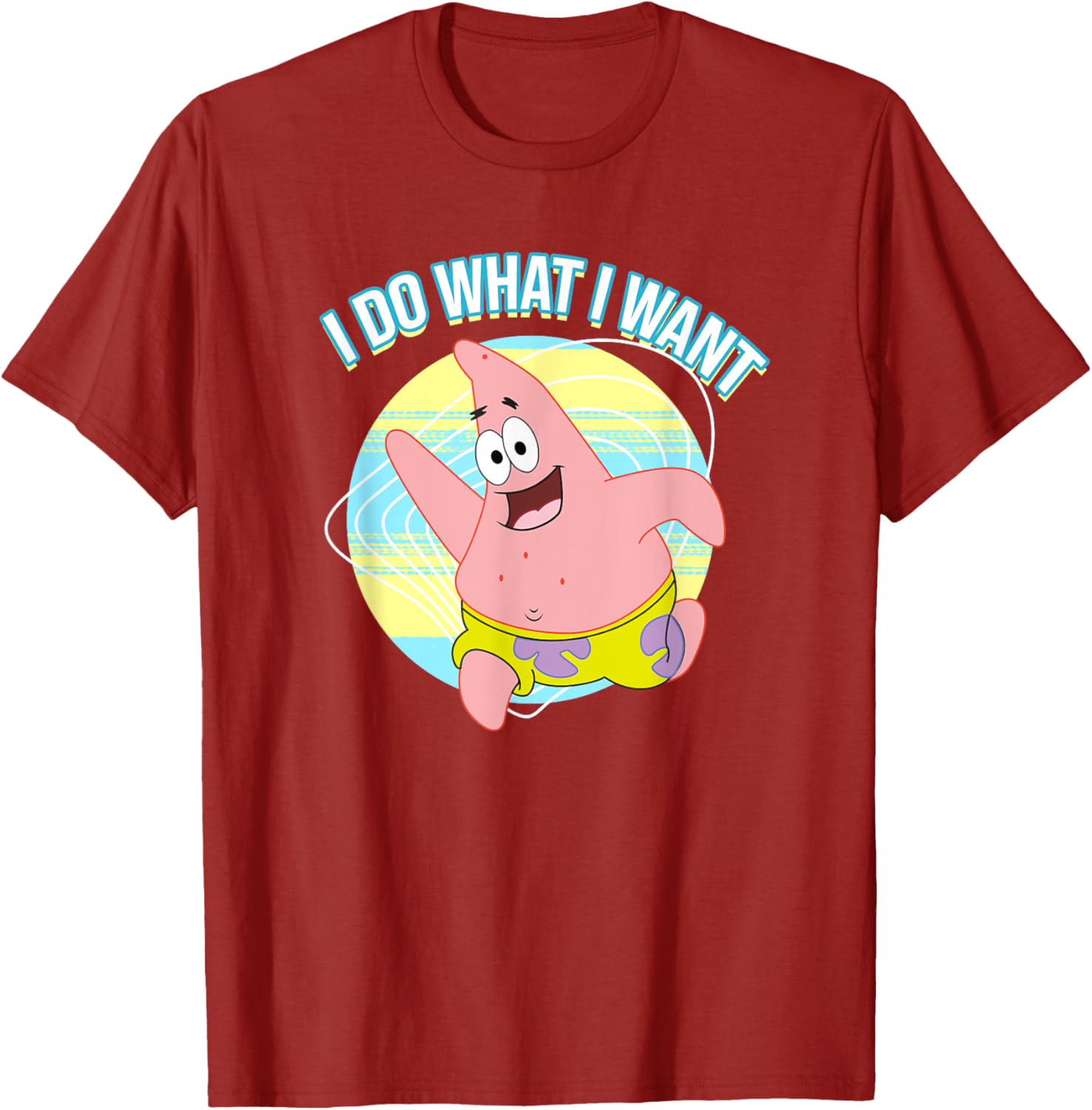 Mademark Patrick Star I Do What I Want T-Shirt for Fun Fashion Lovers - 5