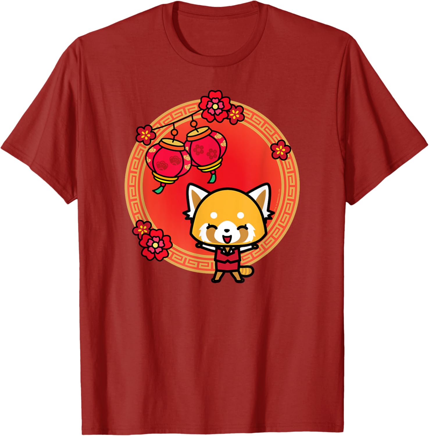 Aggretsuko Lunar New Year T-Shirt Fun Festive Design for Fans - 2