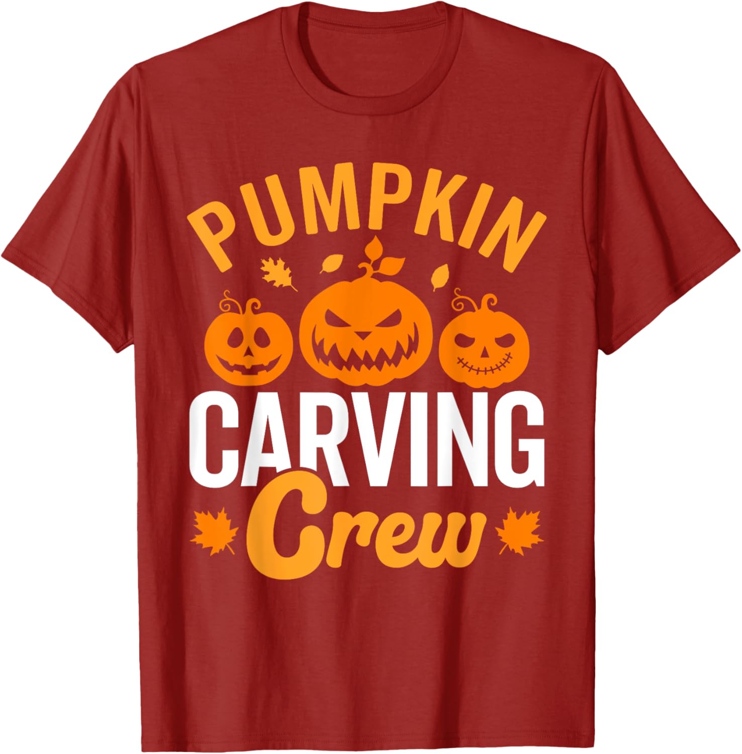 Family Matching Pumpkin Carving Crew Halloween T-Shirt for Fun Celebrations - 7