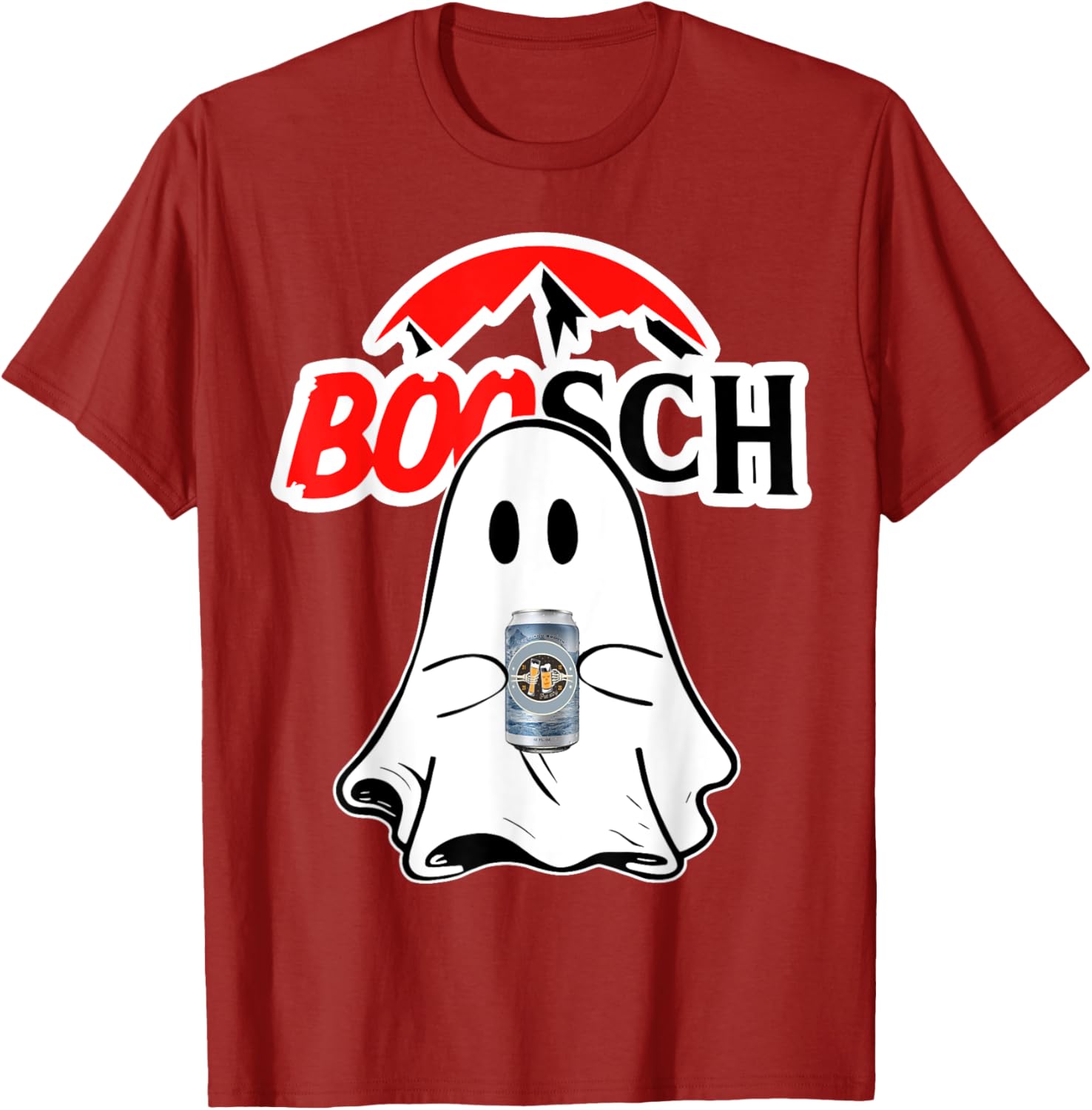 Funny Ghost Beer Drinking T-Shirt for Halloween Party - Unisex Design - 15