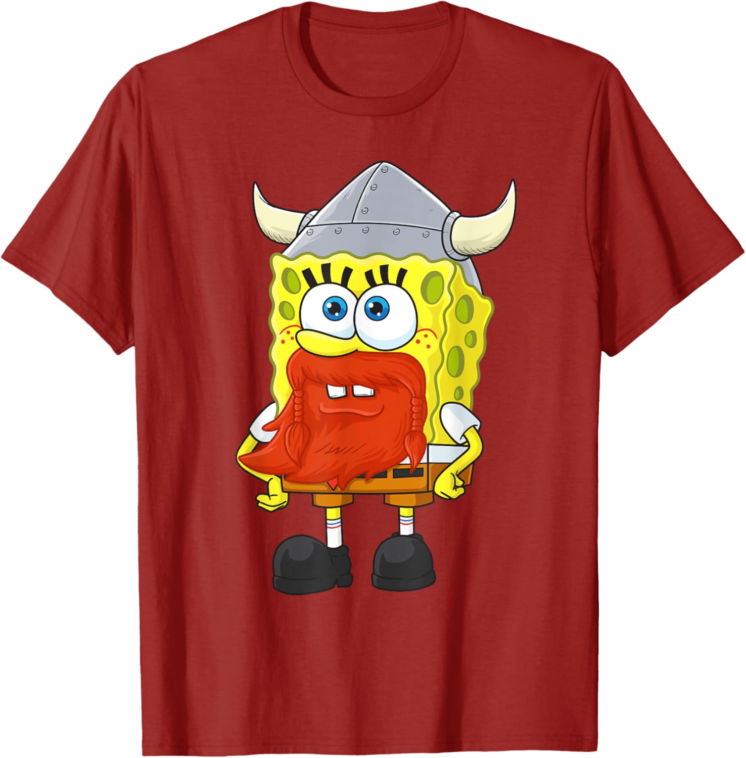 Mademark SpongeBob Happy Leif Erikson Day T-Shirt for Fun Celebrations - 9
