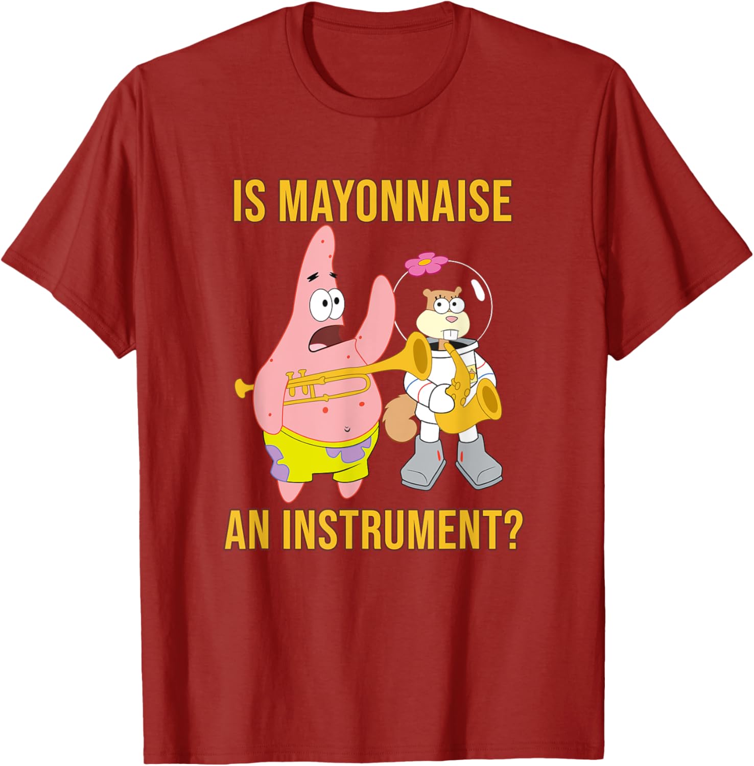 Mademark x SpongeBob SquarePants Mayonnaise Instrument T-Shirt for Fans - 2
