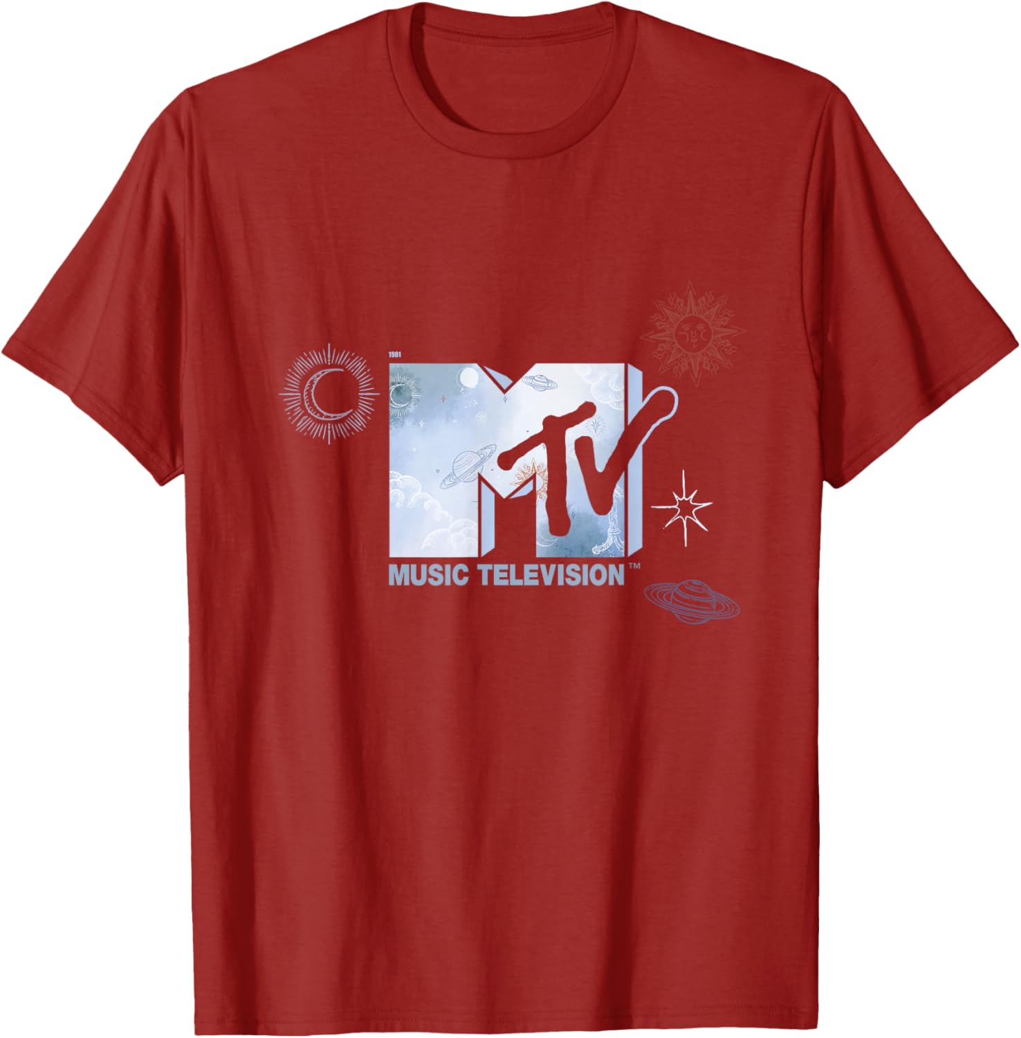Mademark x MTV Official 1981 Hand Painted Sky T-Shirt for Music Lovers - 5