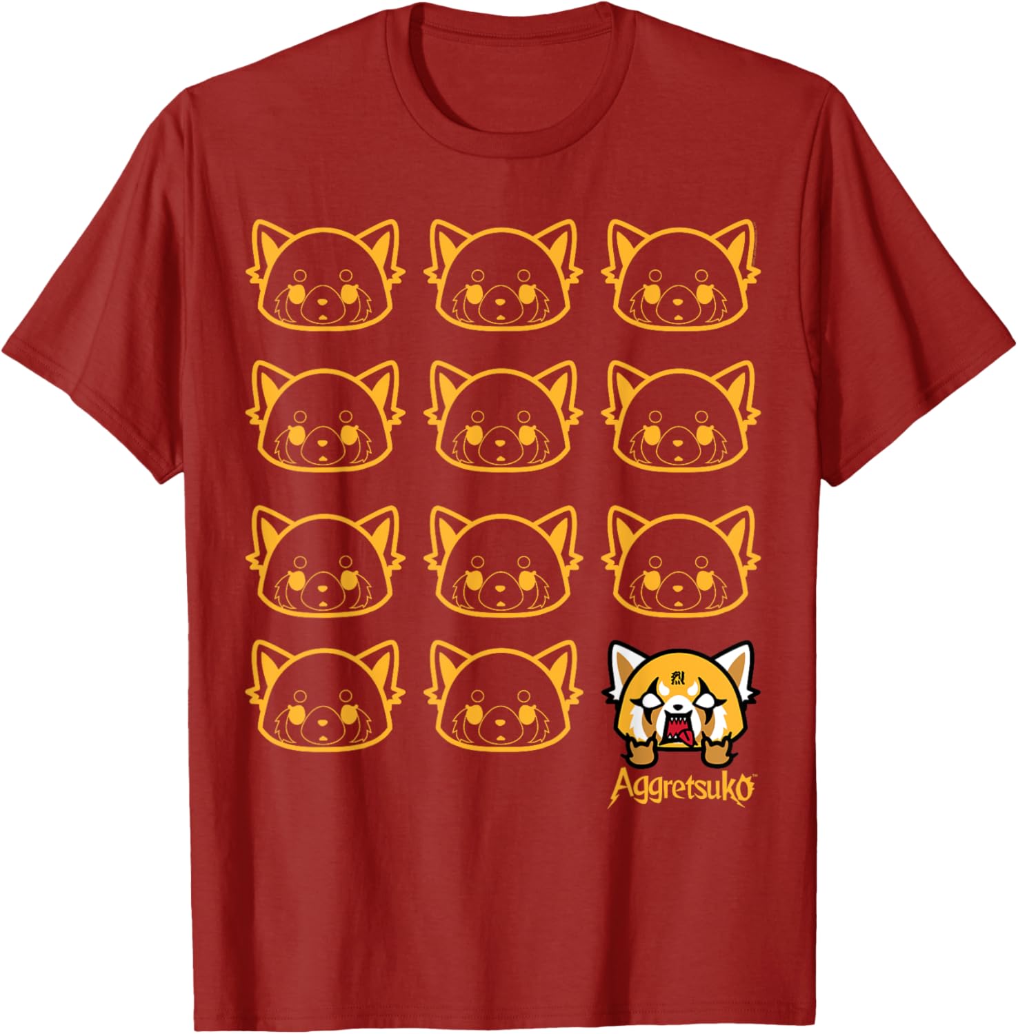 Aggretsuko Real T-Shirt for Fans – Comfortable Cartoon-themed Apparel - 1