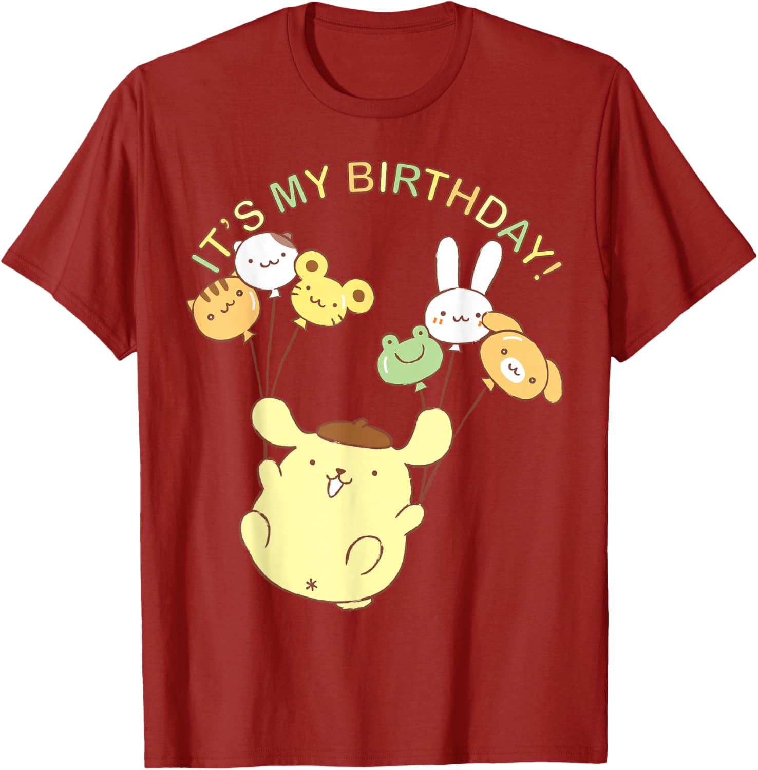 Pompompurin It's My Birthday T-Shirt Cute Design for Celebrations - 17