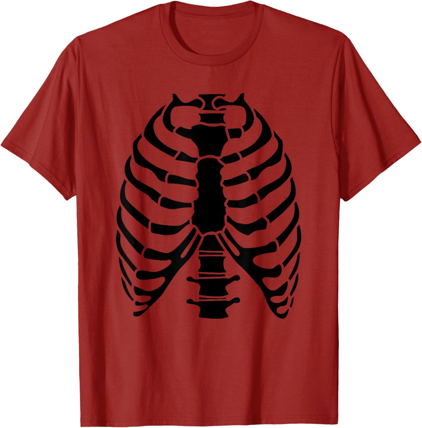 Skeleton Rib Cage Halloween Costume T-Shirt for Fun Celebrations - 2