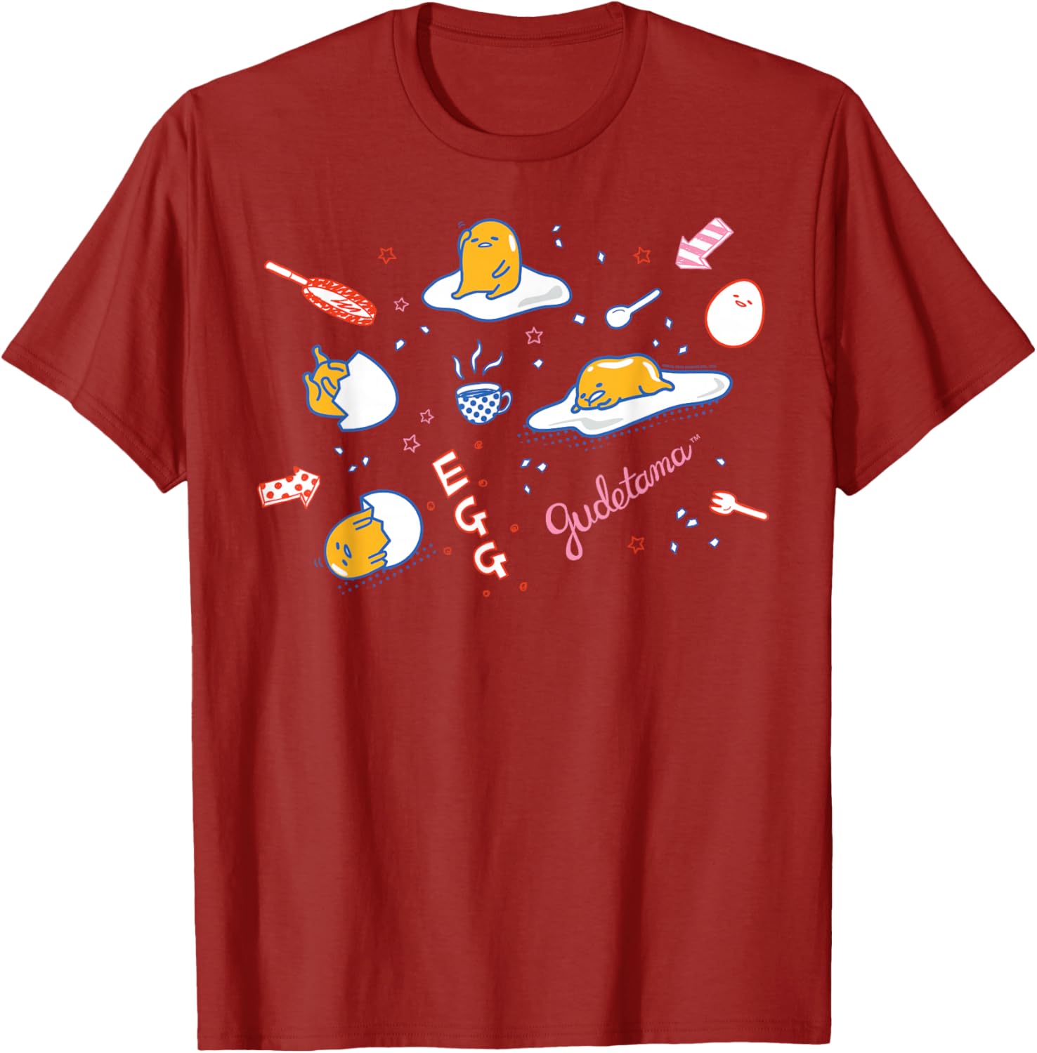 Gudetama Doodle T-Shirt Cute & Comfy for Fans of Lazy Egg Design - 8