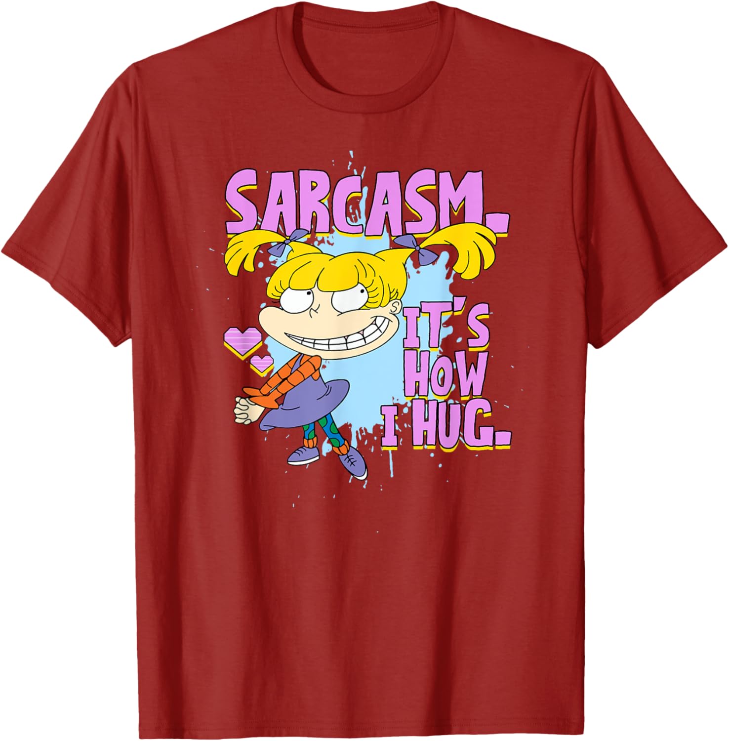 Mademark x Rugrats Angelica Sarcasm T-Shirt for Fun-Loving Fans - 16