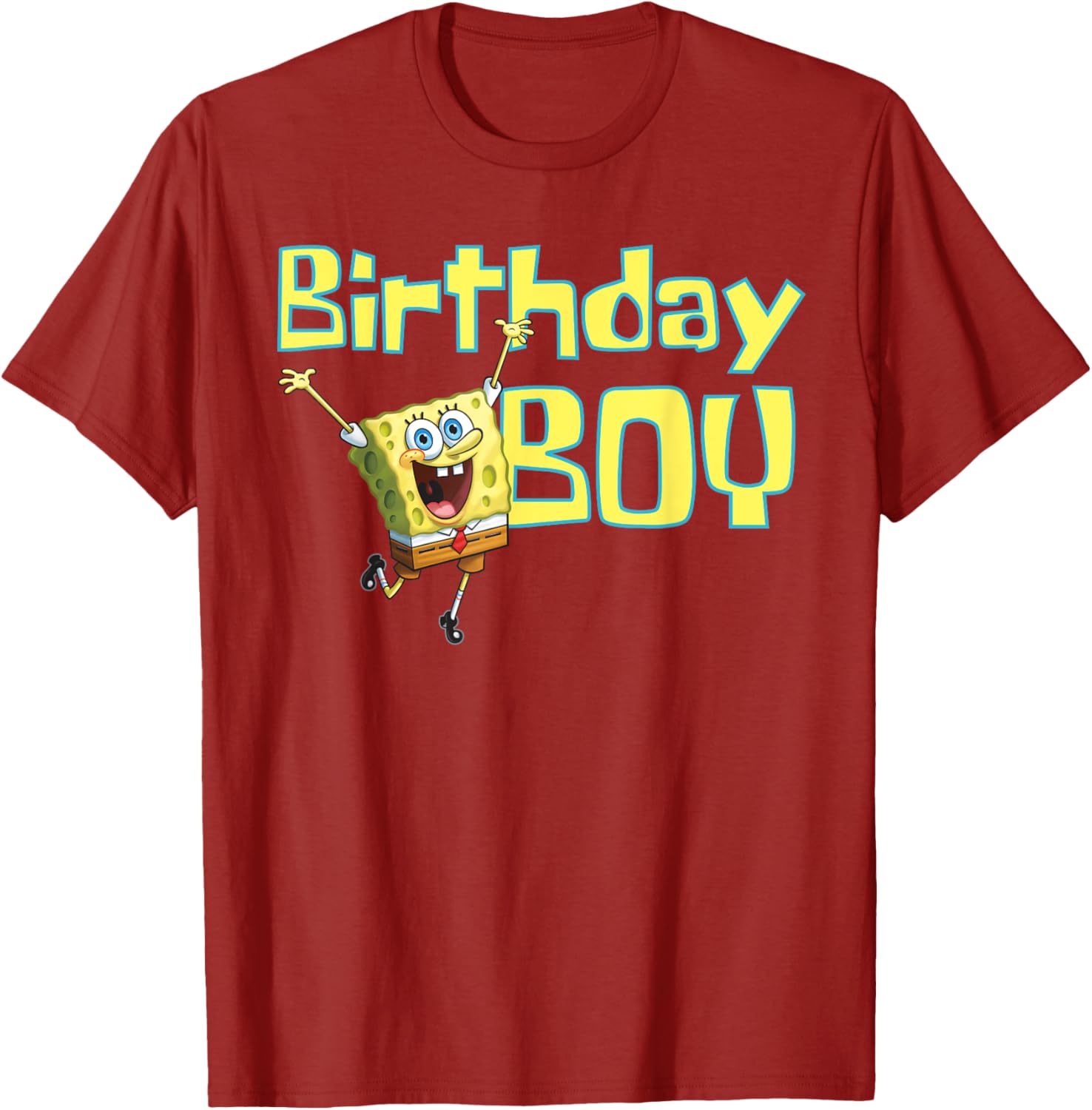 Mademark SpongeBob SquarePants Birthday Boy T-Shirt for Fun Celebrations - 11