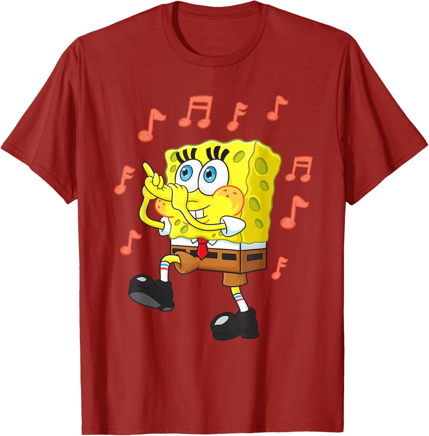 Mademark SpongeBob SquarePants Nose Flute T-Shirt for Fun Fans - 2