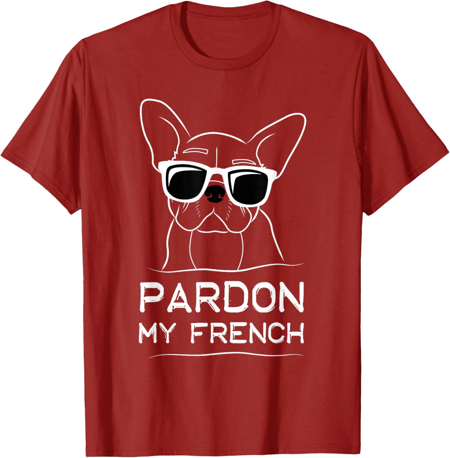 Pardon My French Bulldog T-Shirt Cute Frenchie Dog Lover Apparel - 3