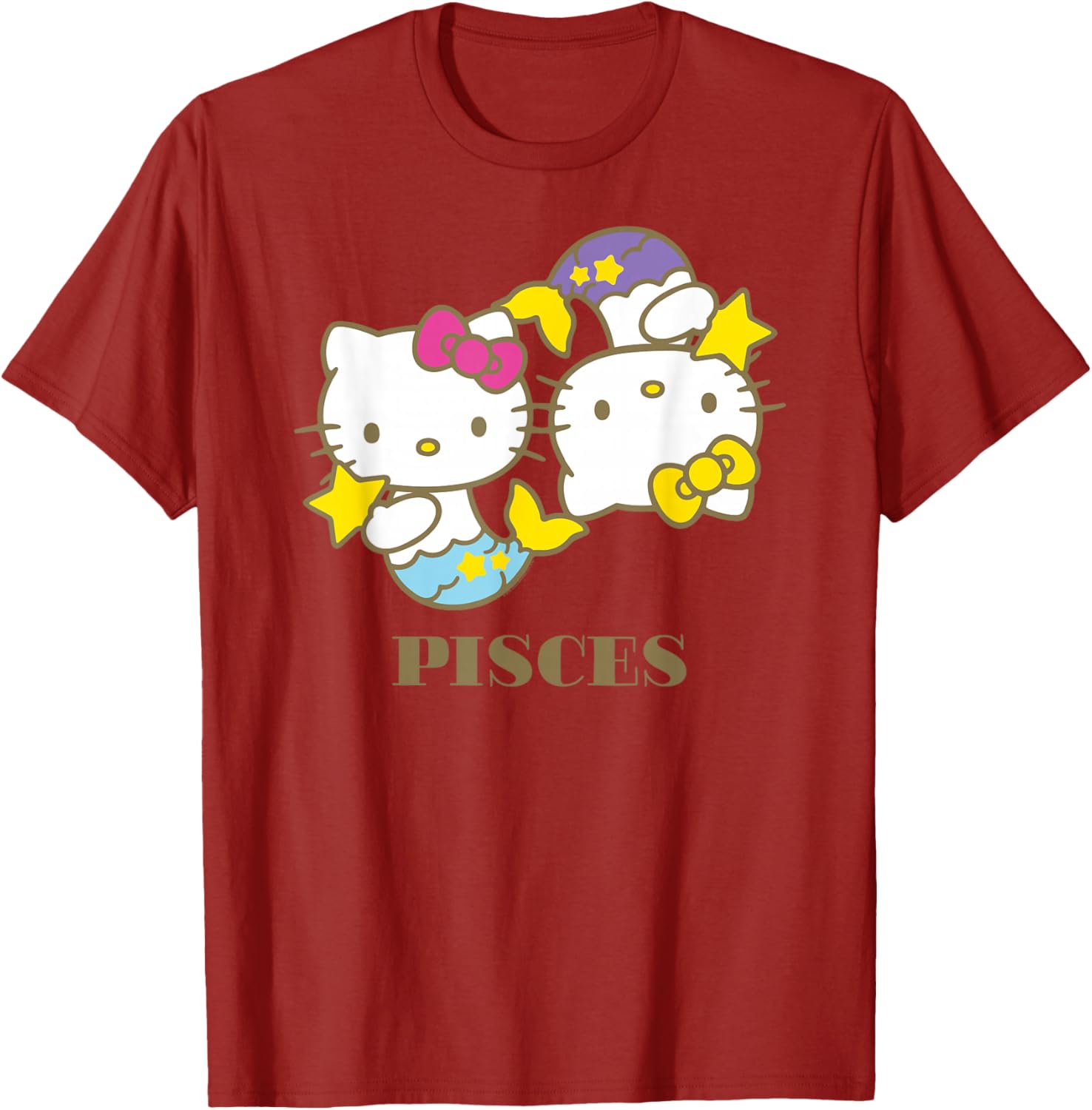 Hello Kitty Pisces T-Shirt Cute Zodiac Apparel for Women and Kids - 18