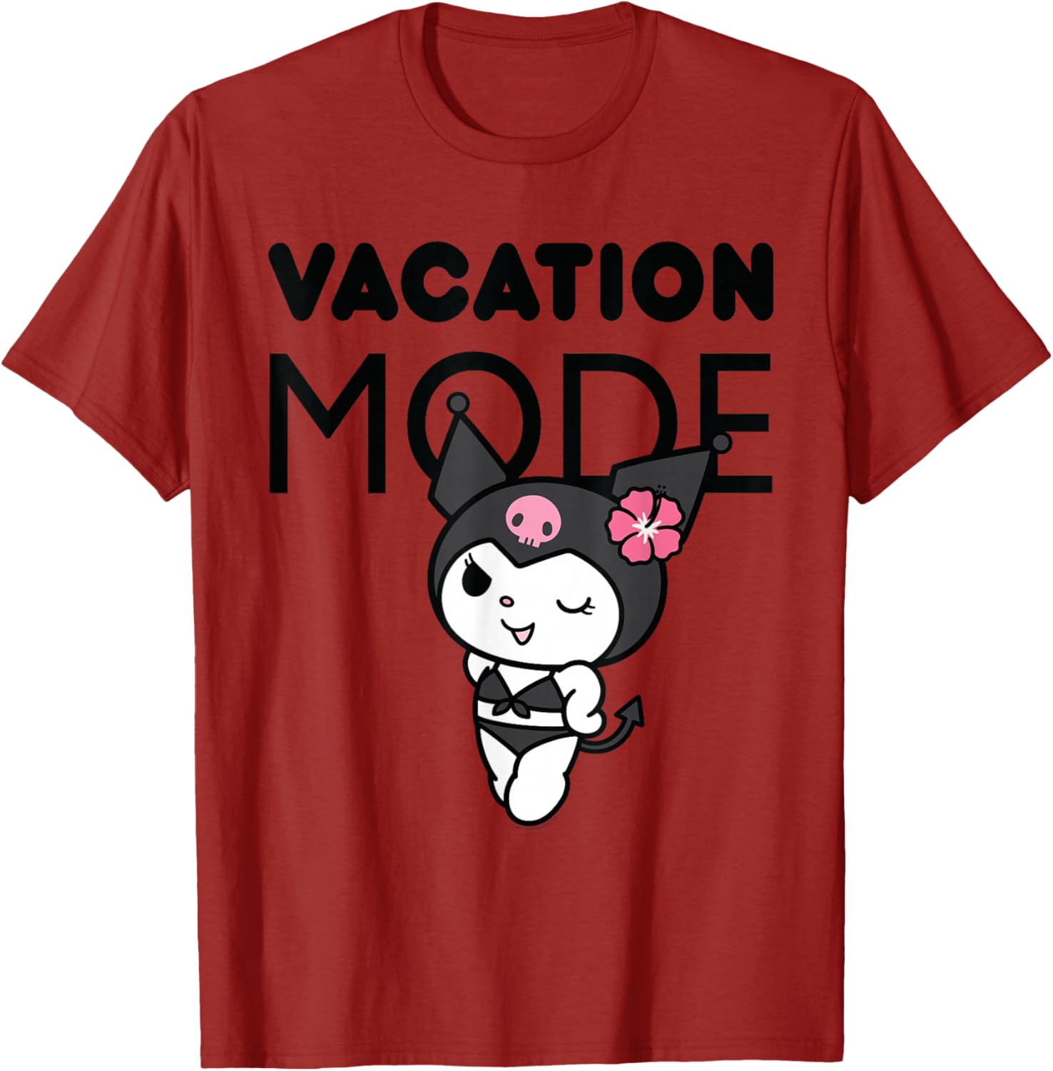 Kuromi Vacation Mode T-Shirt for Fun Summer Outfits and Casual Style - 12