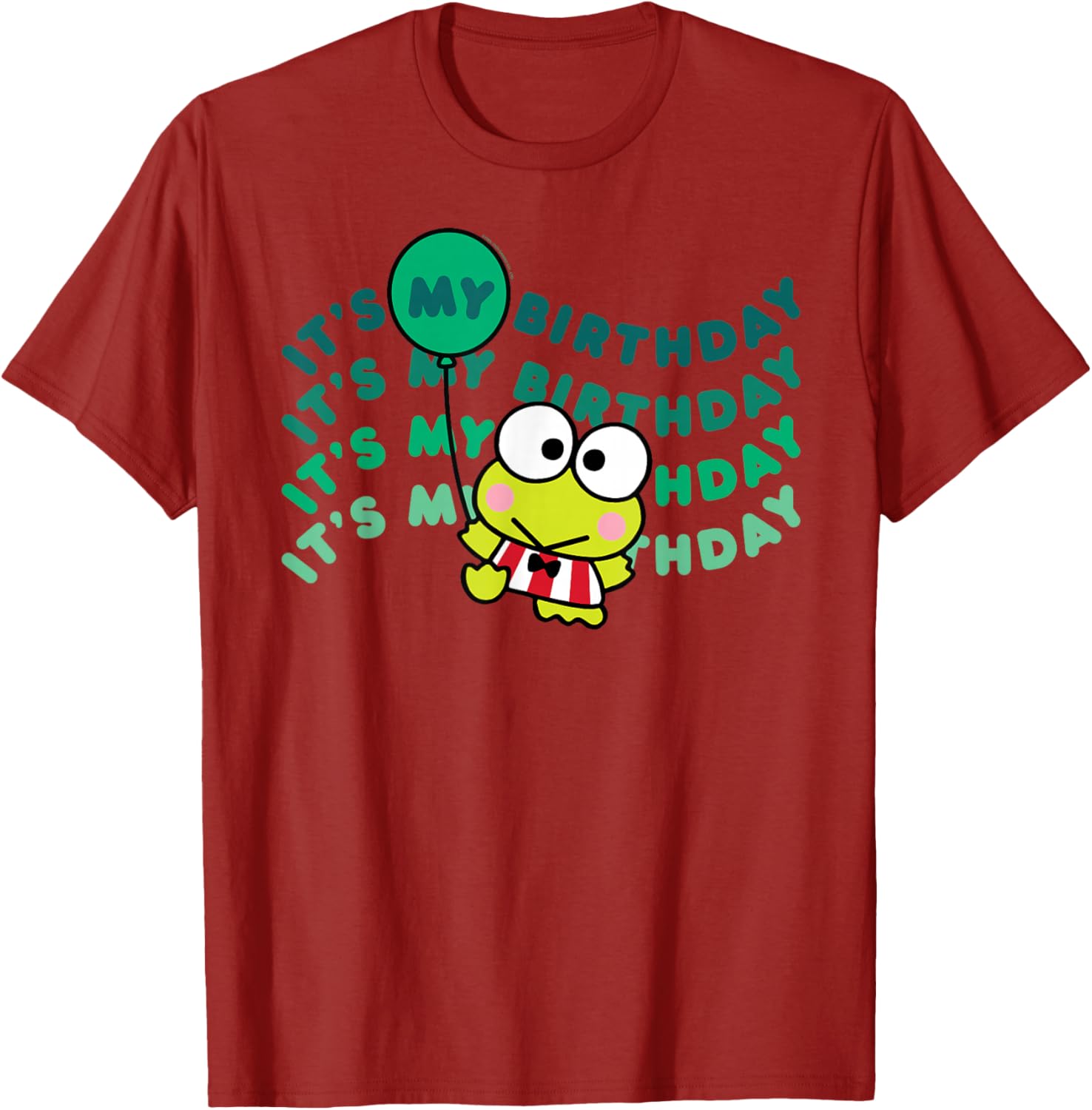 Keroppi It's My Birthday T-Shirt Fun & Cute Birthday Outfit for Kids - 12