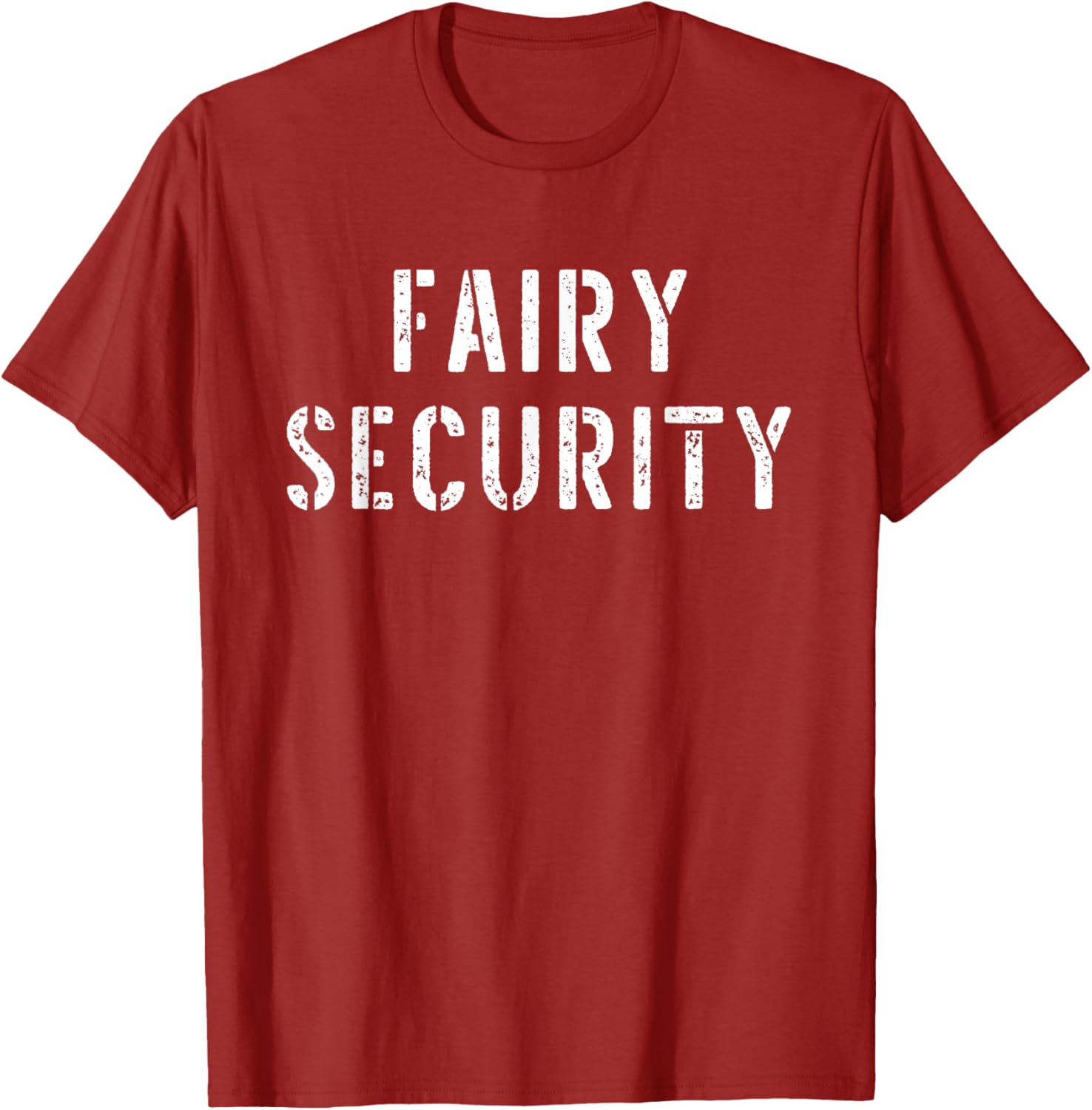 Family Halloween Fairy Security T-Shirt Costume for Dad, Mom, Daughter - 18