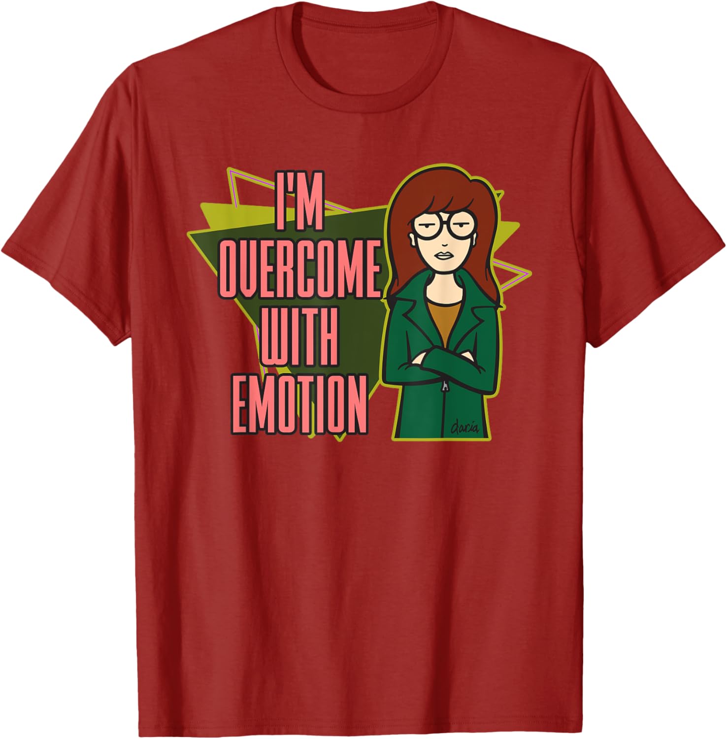 Mademark x Daria Emotion Graphic T-Shirt for Trendy Casual Style - 6
