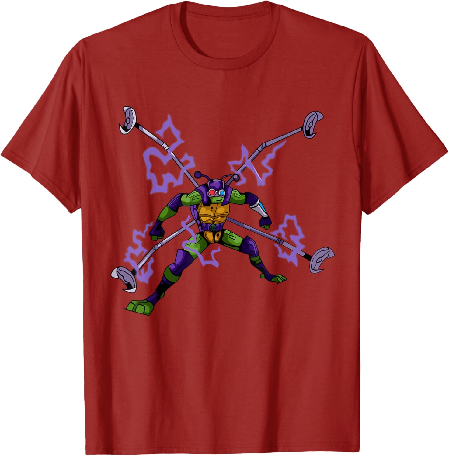Mademark Teenage Mutant Ninja Turtles Donatello Spider Shell T-Shirt - 3