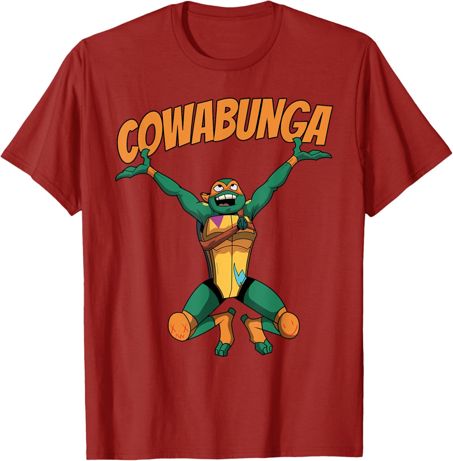 Mademark Teenage Mutant Ninja Turtles Mikey Cowabunga T-Shirt for Kids - 12