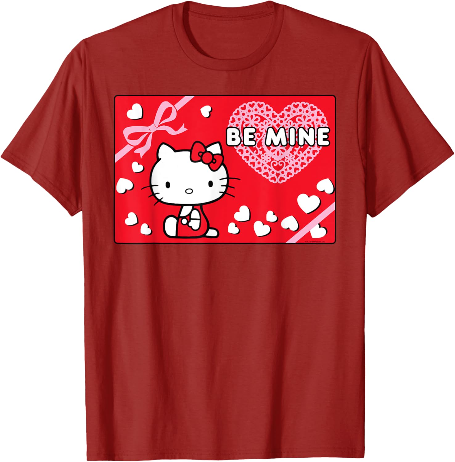 Cute Hello Kitty Valentine's Day Be Mine T-Shirt for Kids and Adults - 10