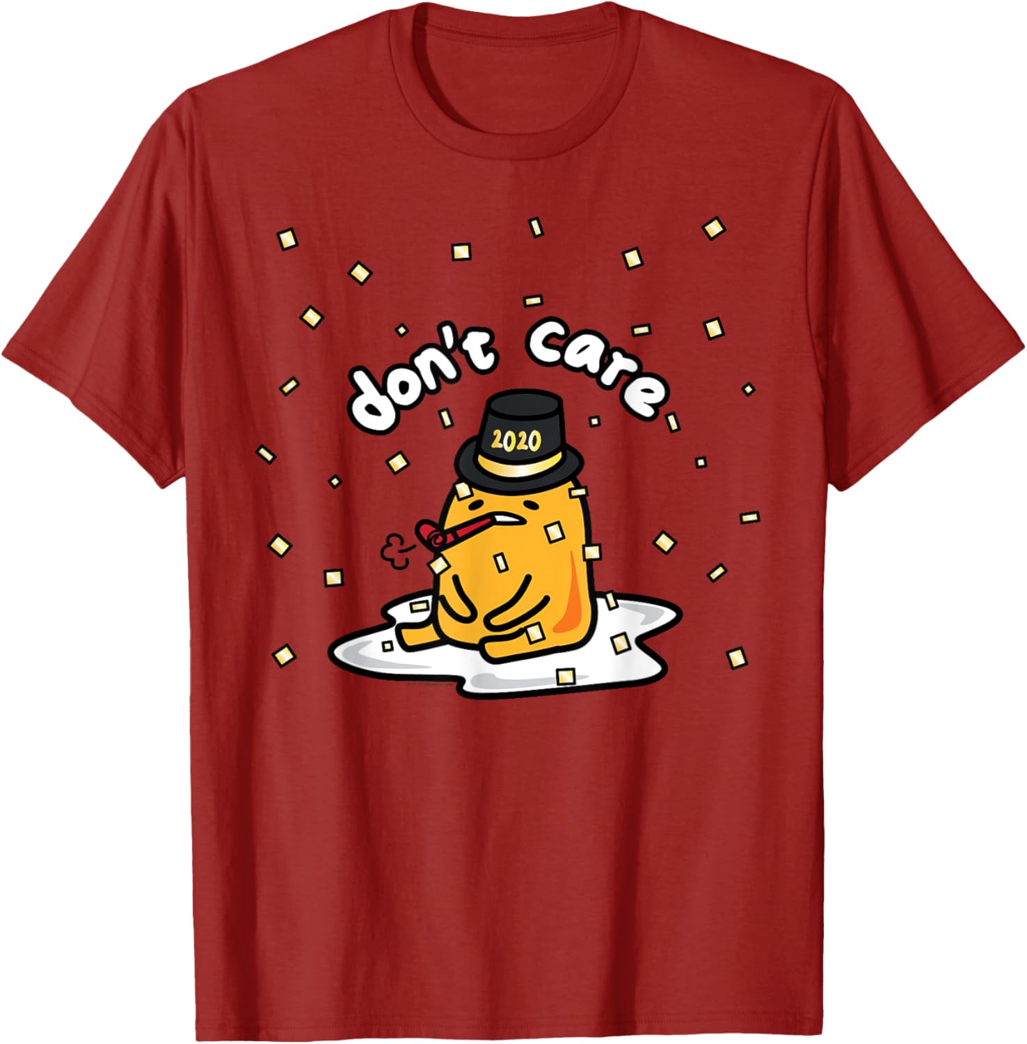 Gudetama Lazy Egg Happy New Year 2020 T-Shirt for Fun Fashion Lovers - 3