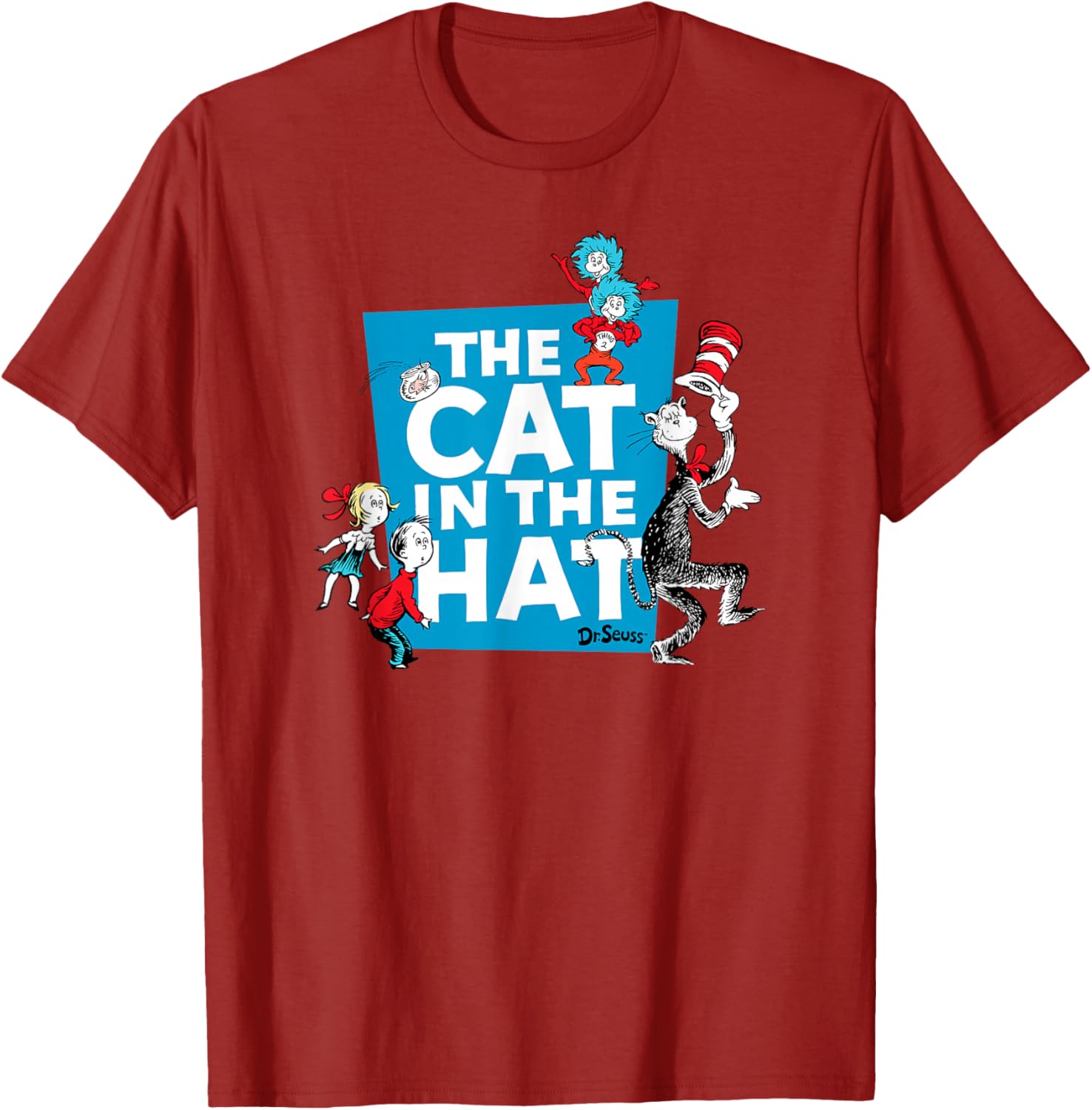 Dr. Seuss Cat in the Hat Characters T-Shirt for Kids and Adults - 16