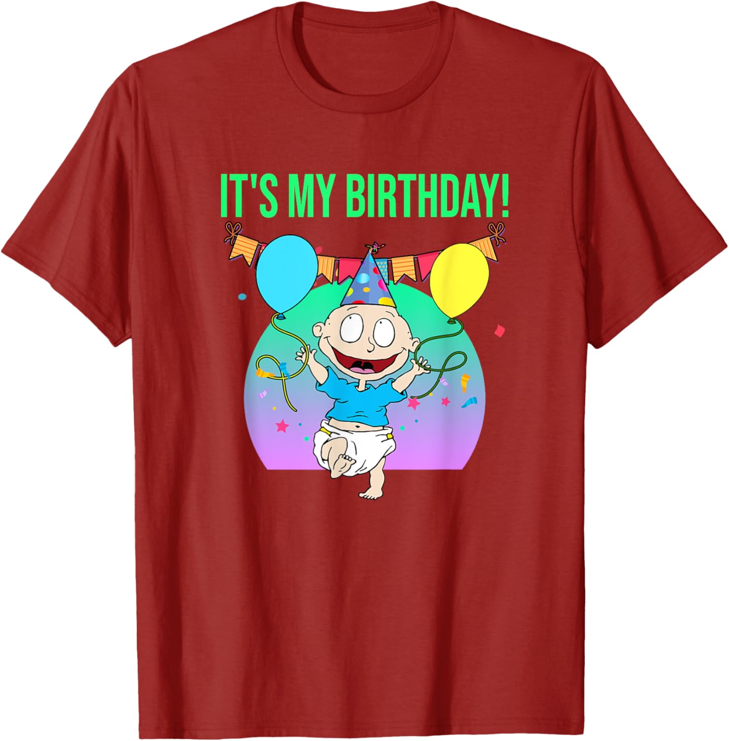 Mademark Rugrats Tommy Pickles Birthday T-Shirt for Kids and Adults - 5