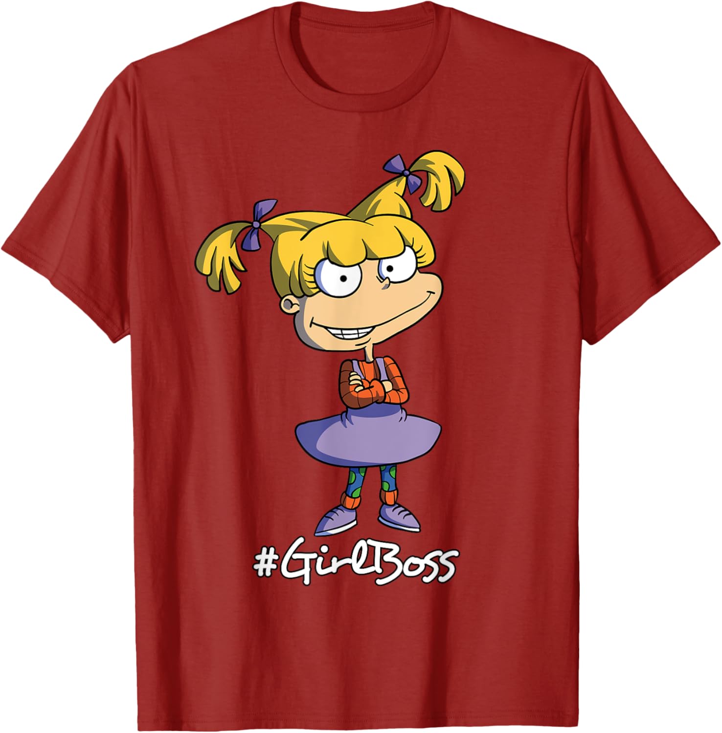 Mademark x Rugrats Angelica Pickles Girl Boss T-Shirt for Kids - 11