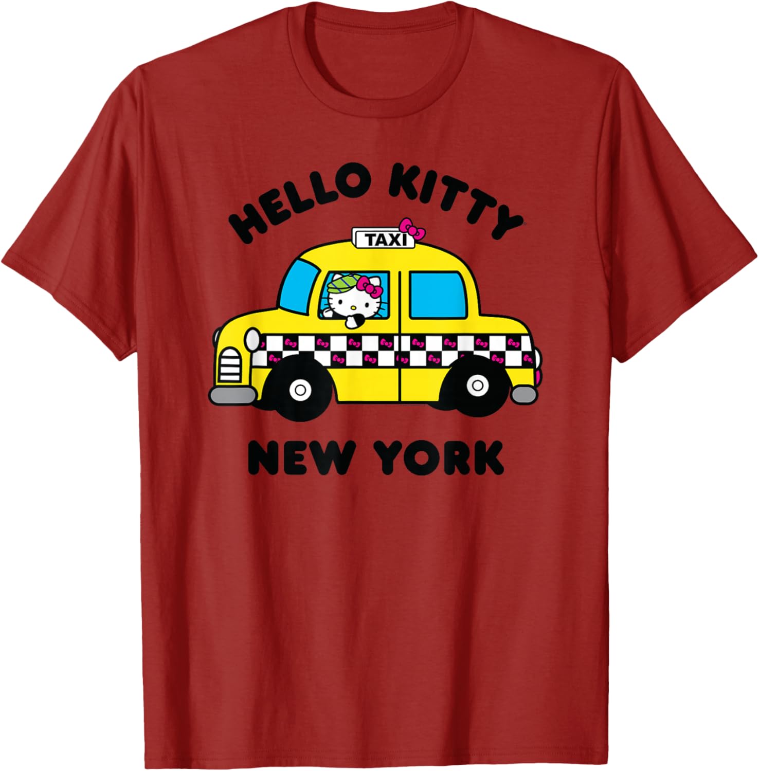 Hello Kitty New York Taxi T-Shirt Fun Gift for Cat Lovers and Tourists - 16