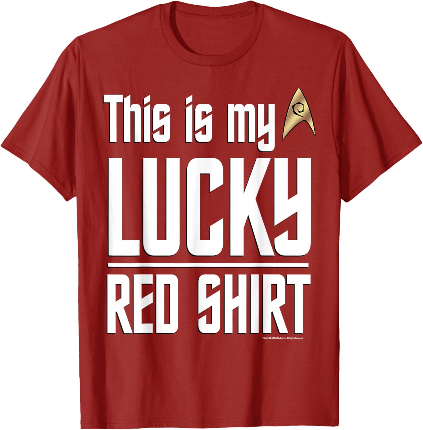 Star Trek Original Series Lucky Red Shirt T-Shirt for Fans and Collectors - 1
