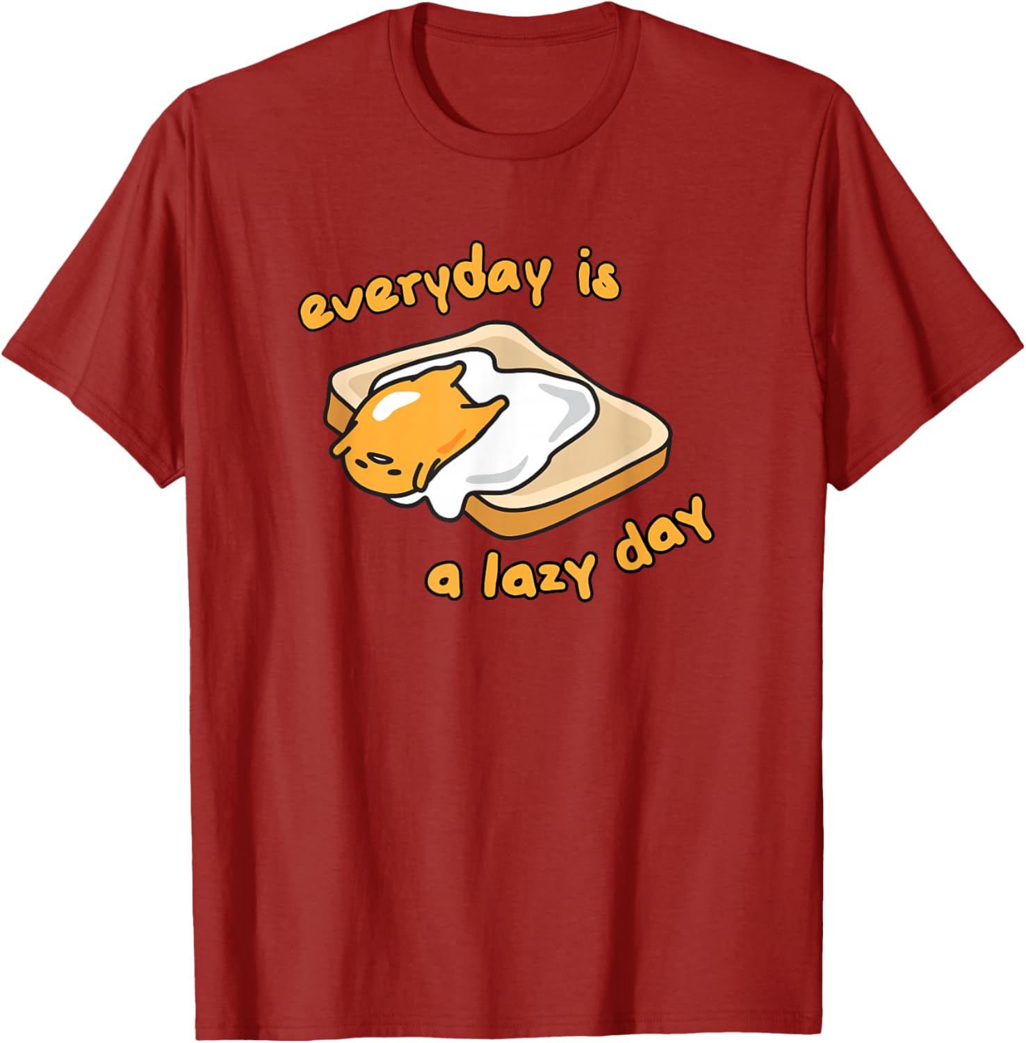 Gudetama Lazy Day T-Shirt for Relaxed Comfort and Fun Style - 5