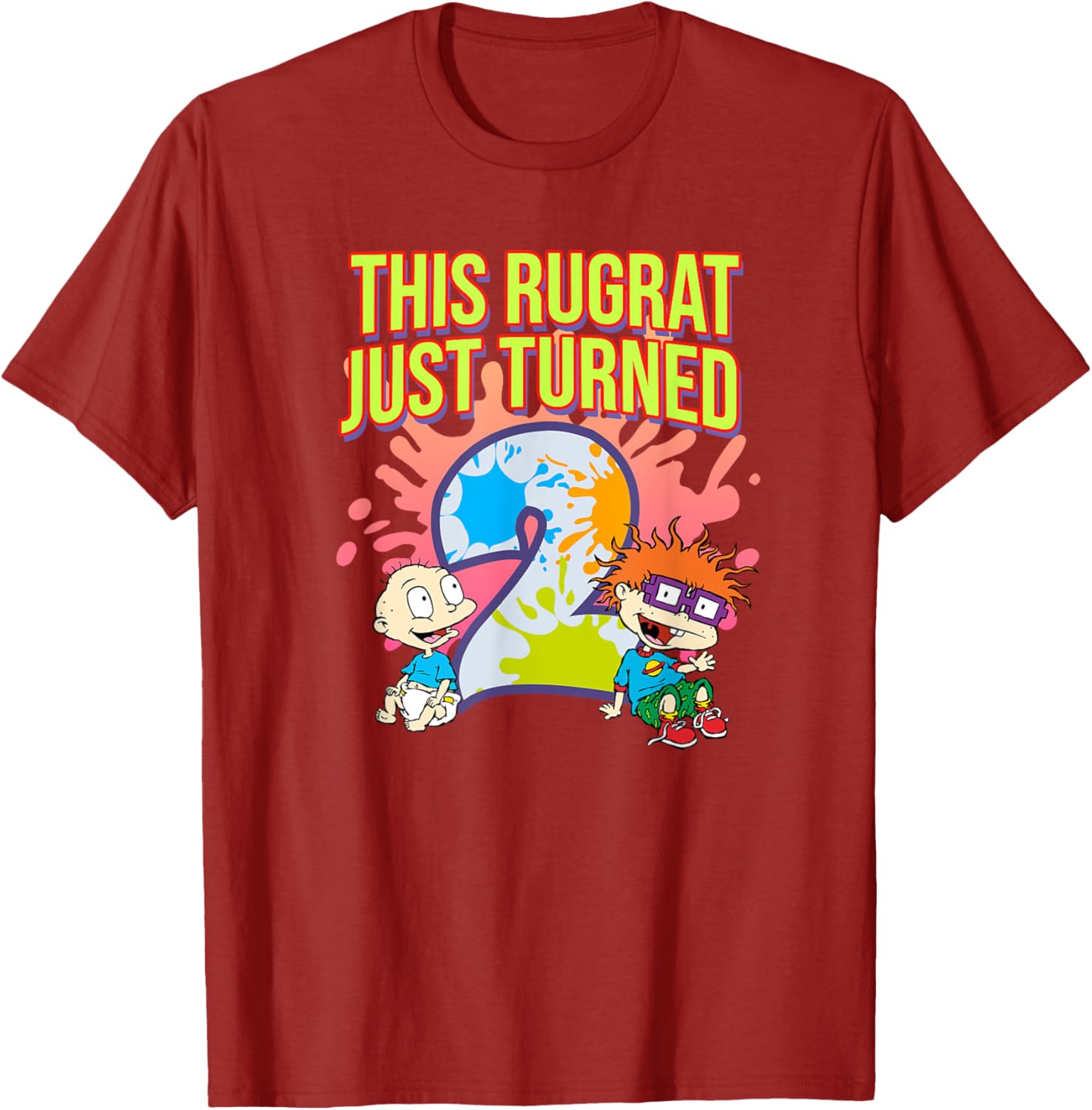 Mademark Rugrats 2nd Birthday Outfit Cute T-Shirt for Celebrating Fun - 13