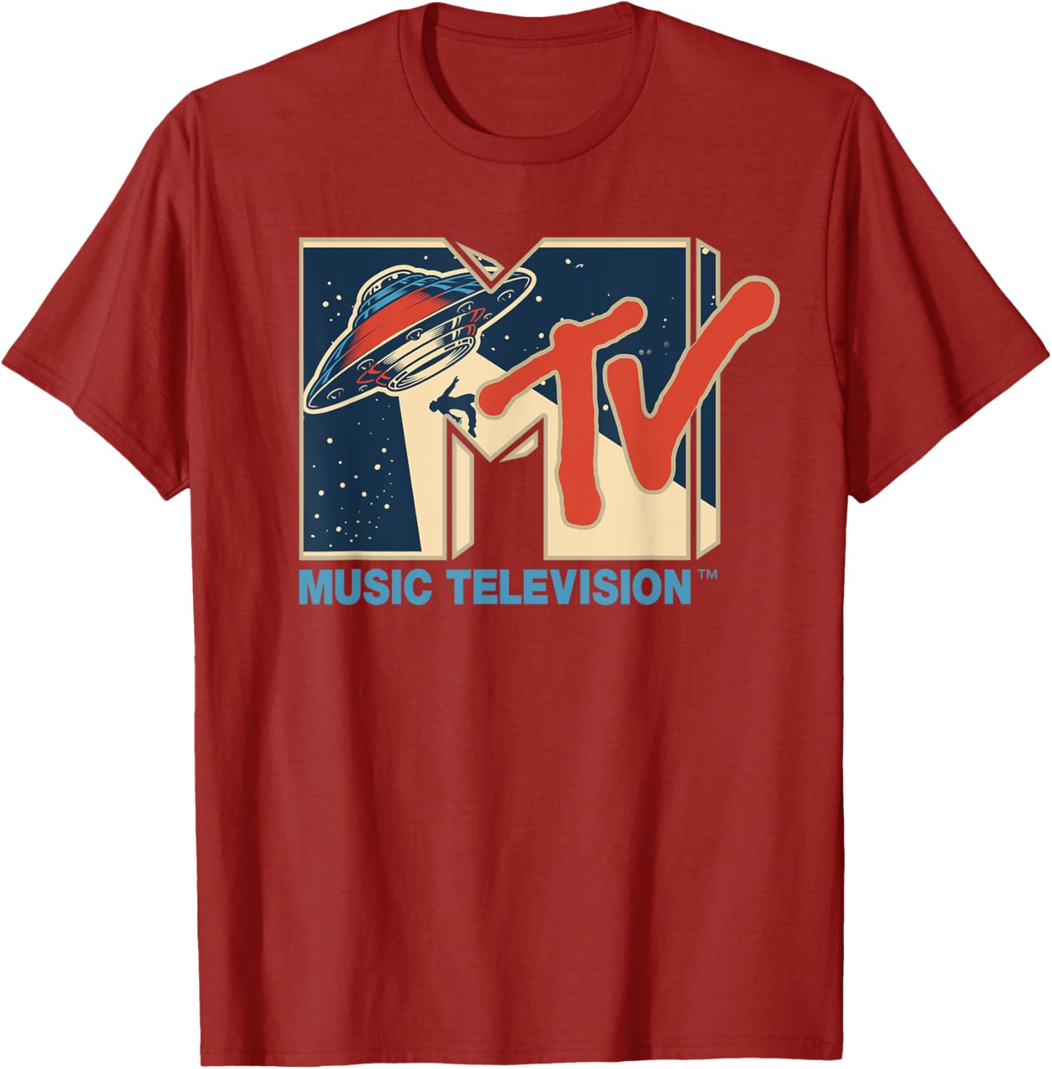 Mademark x MTV Alien UFO Space T-Shirt with Teleporting Beam Design - 11