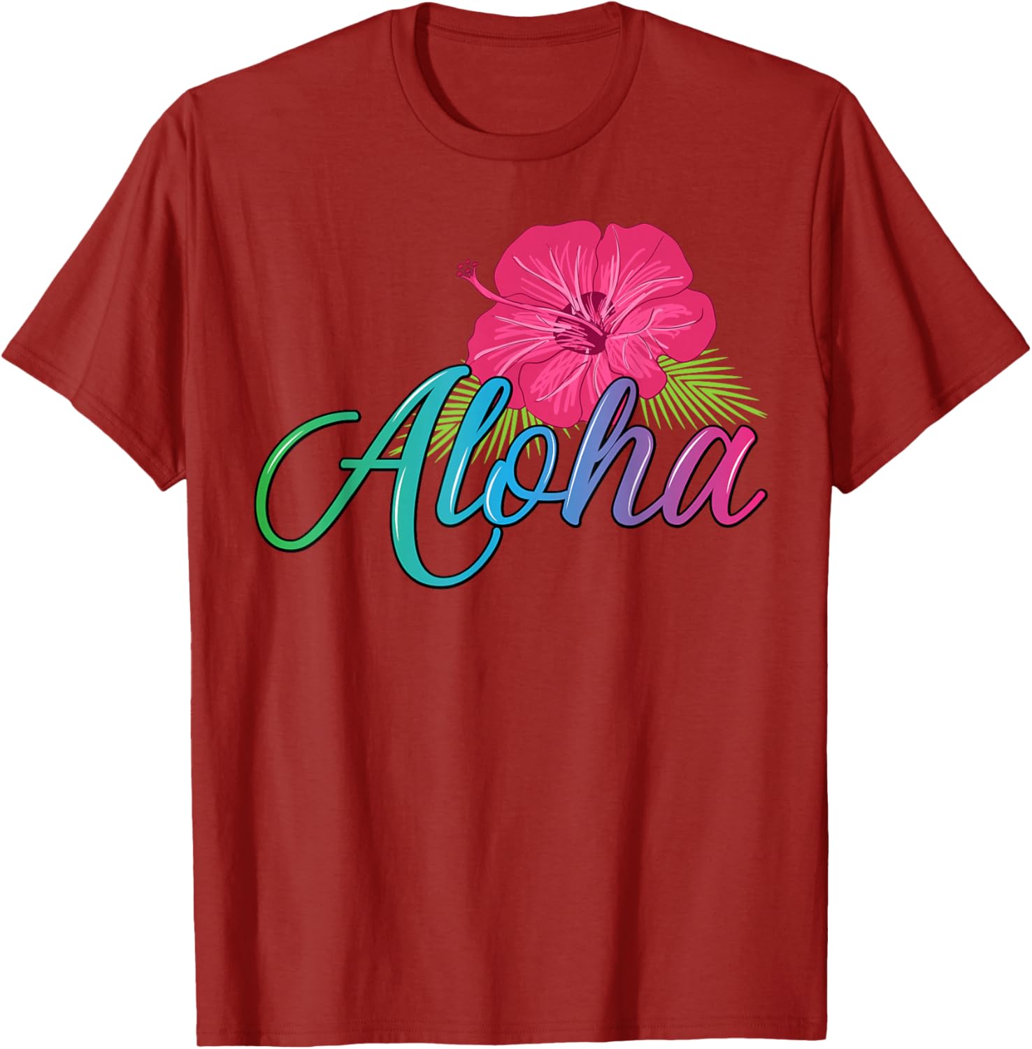 Aloha Hawaii T-Shirt with Aloha Flower Spirit - Casual Island Style - 17