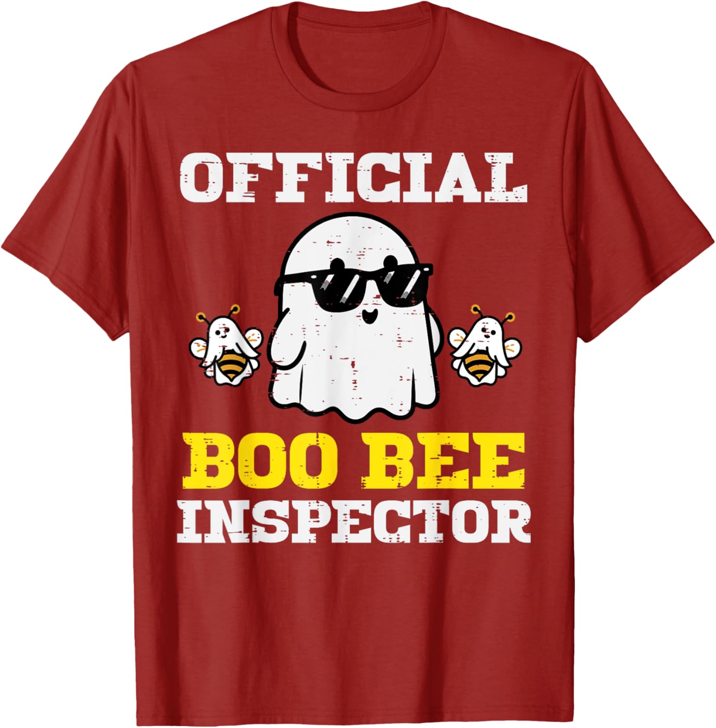 Halloween Boo Bee Inspector Funny Costume Tee for Men and Women - 24