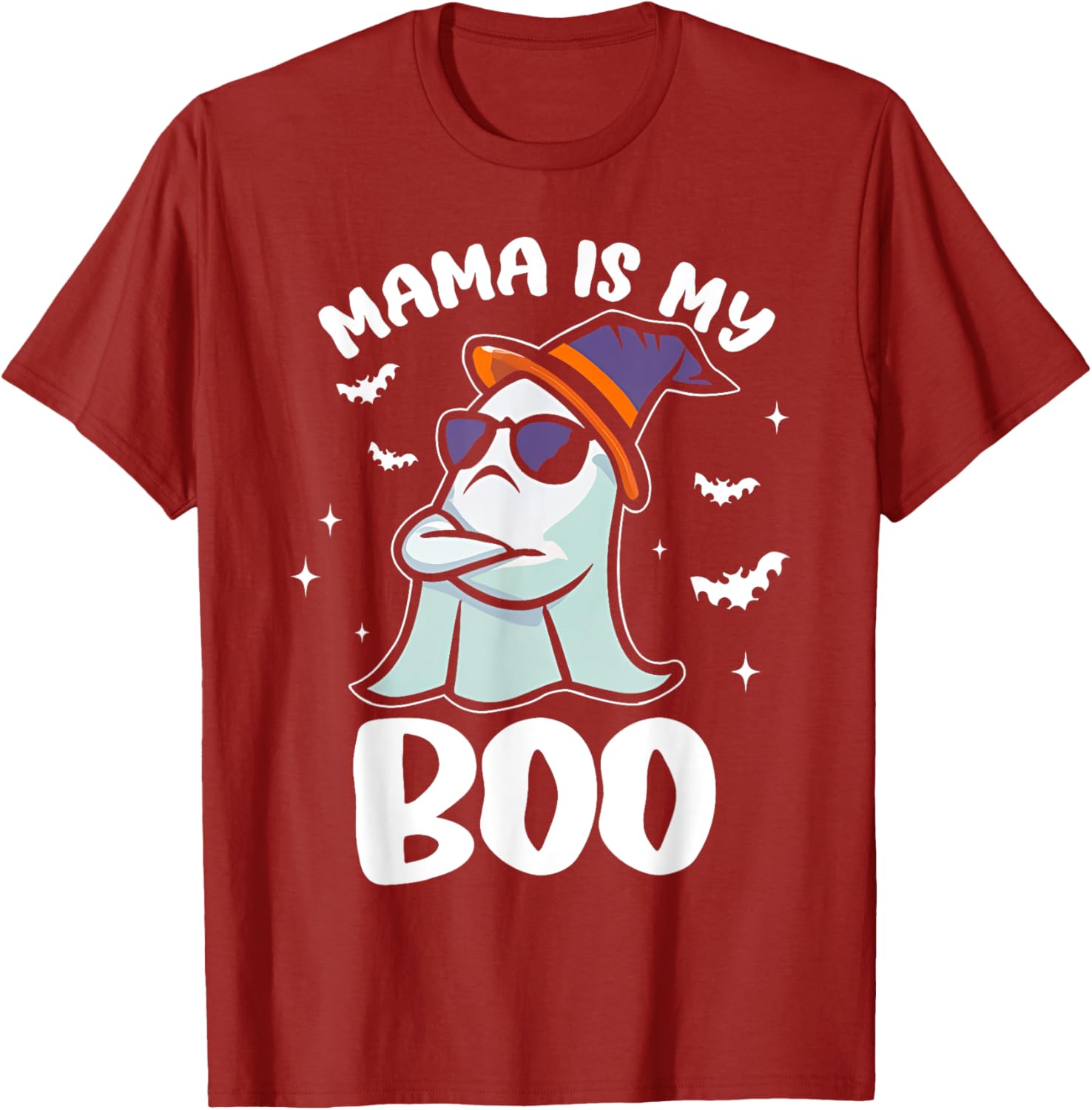 Groovy Mama Is My Boo Halloween T-Shirt for Toddlers and Kids - 11
