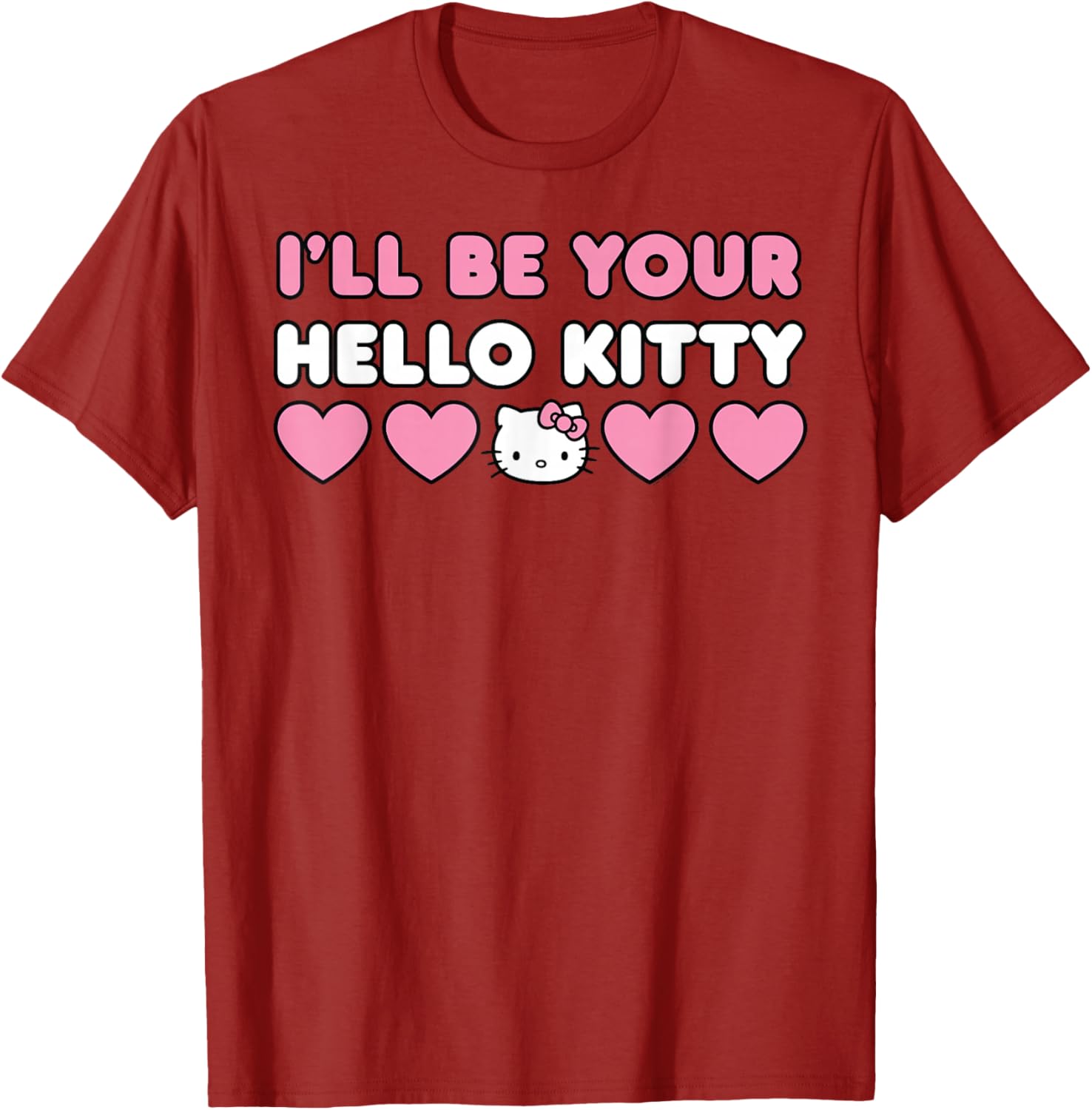 Cute Hello Kitty Couples Matching Valentine's Day T-Shirt for Lovers - 2