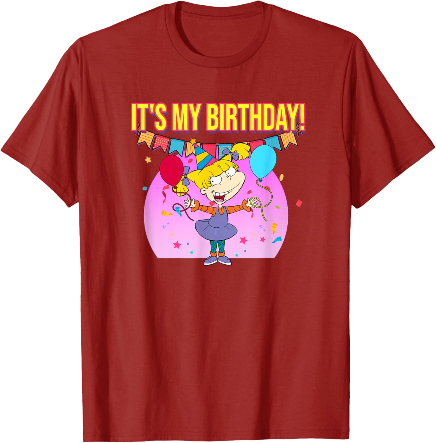 Mademark x Rugrats Angelica Pickles Birthday T-Shirt Fun Kids Apparel - 11