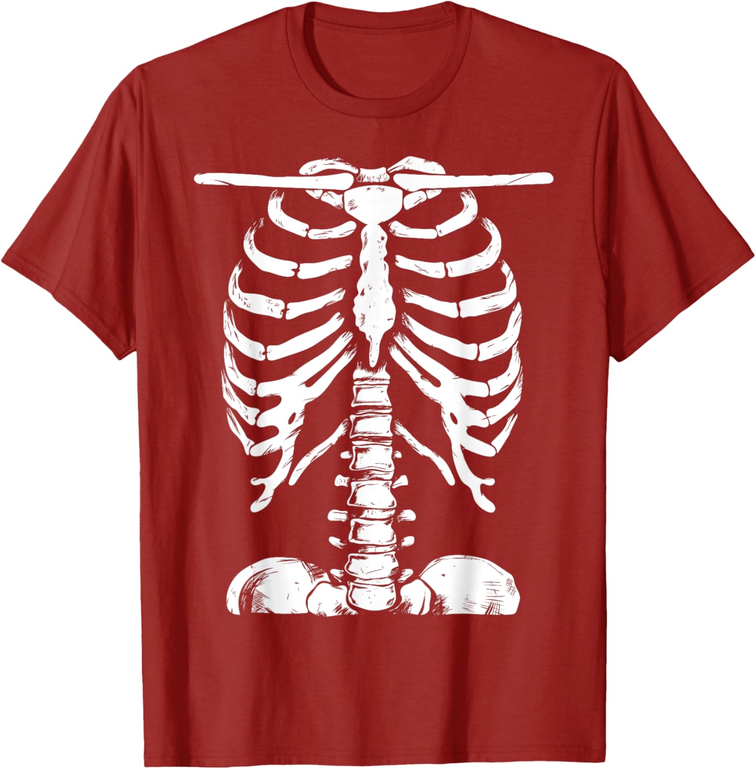 Skeleton Rib Cage Halloween T-Shirt for Men and Women Perfect Costume - 19