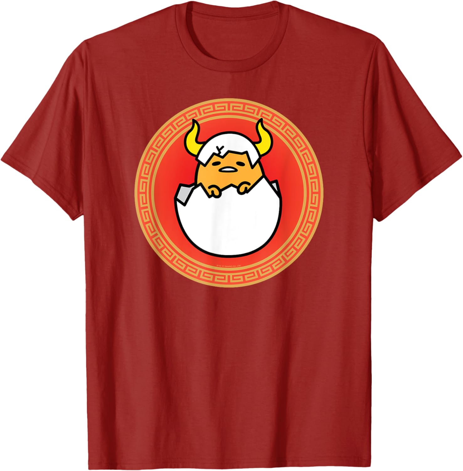 Gudetama Year of the Ox 2021 Lunar New Year T-Shirt for Fun Fashion - 7