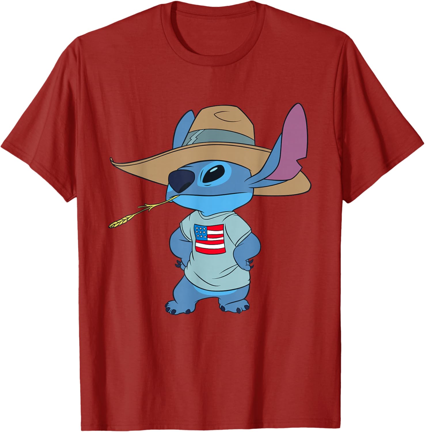 Disney Lilo and Stitch Americana T-Shirt for Fun Summer Style - 12