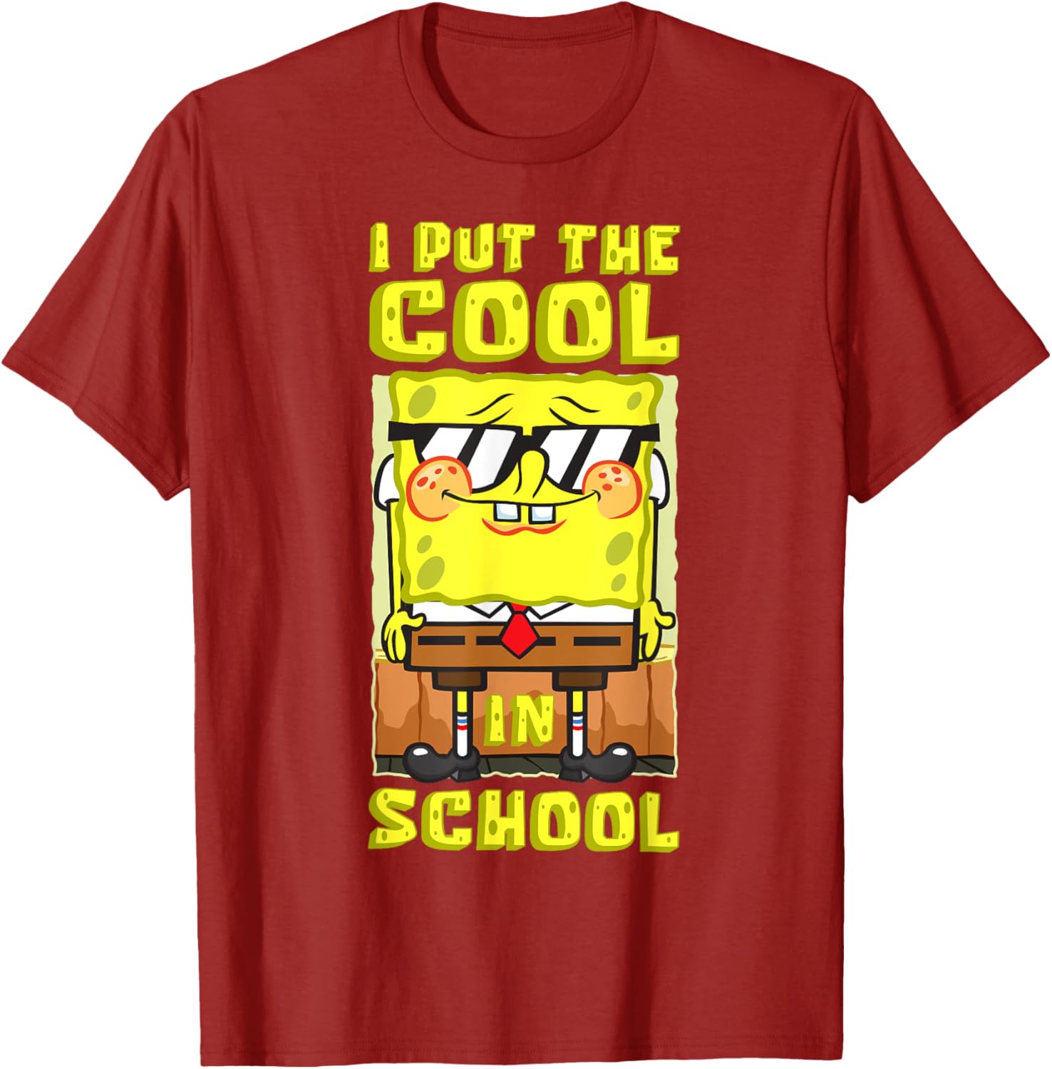 Mademark SpongeBob Back To School Boys Gift T-Shirt Cool School Style - 6