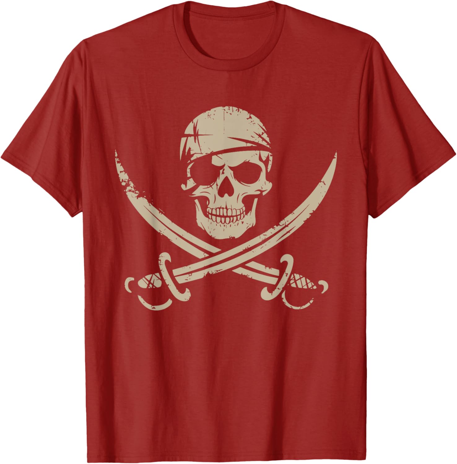 Pirate Skull Crossbones Skeleton Halloween T-Shirt for Boys - 7
