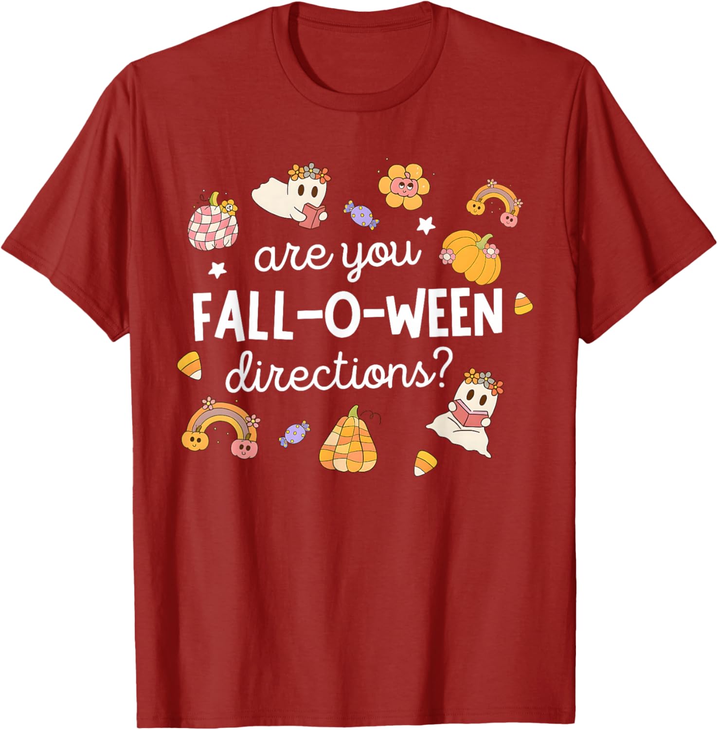 Funny Halloween Teacher Ghosts T-Shirt – Perfect for Fall Festivities - 1