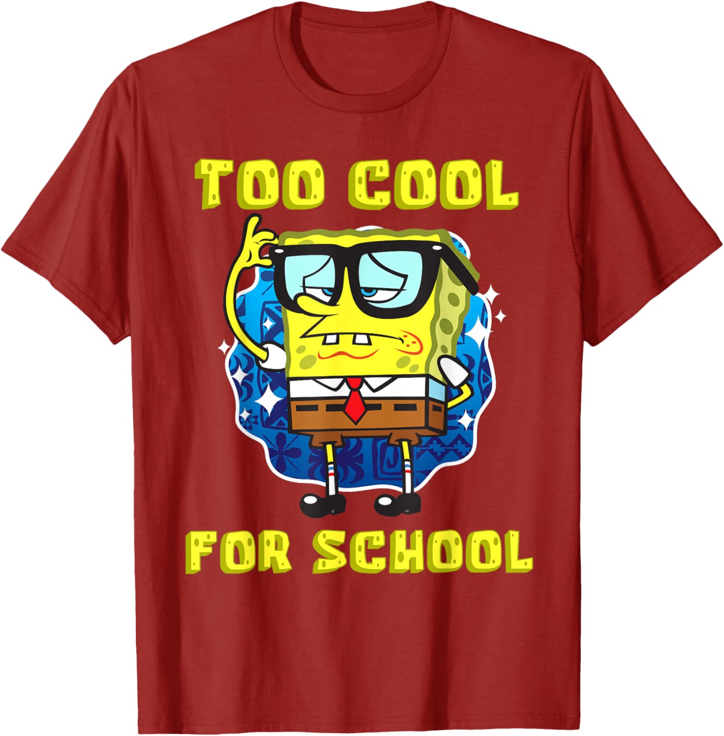 Mademark SpongeBob SquarePants Cool Glasses T-Shirt for Kids - 8