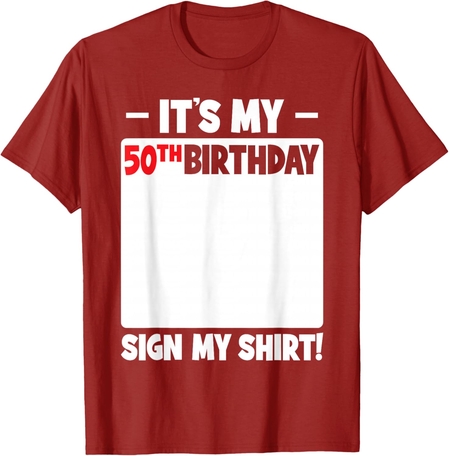 Funny 50th Birthday T-Shirt for Men and Women - Celebrate in Style! - 20