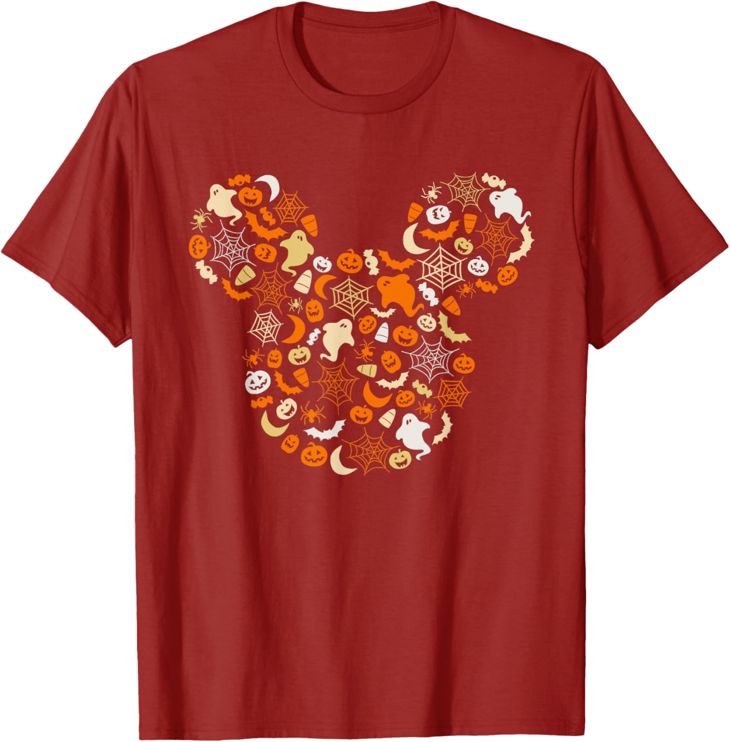 Disney Mickey Mouse Halloween T-Shirt with Ghosts Pumpkins and Spiders - 11