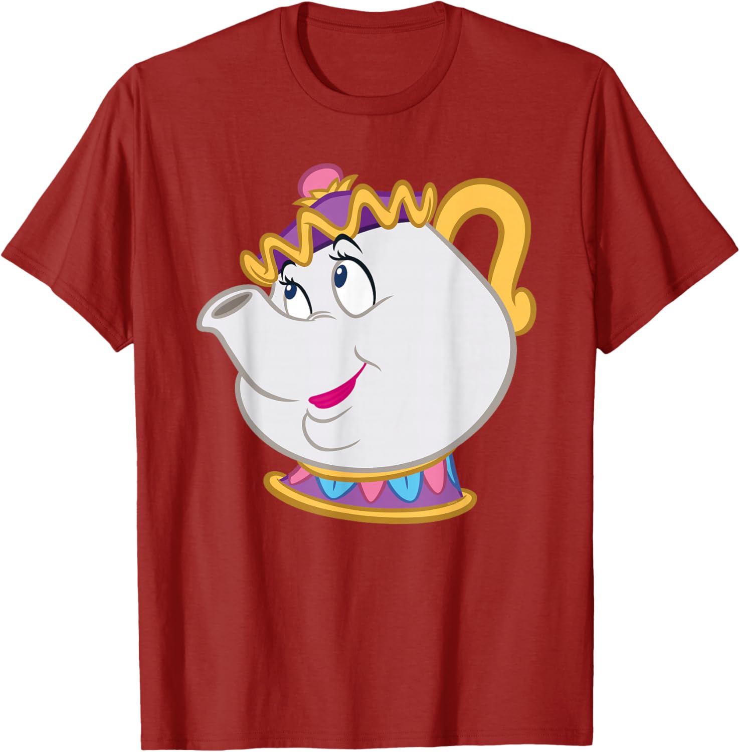 Disney Beauty and the Beast Mrs. Potts Big Face Costume T-Shirt for Fans - 6