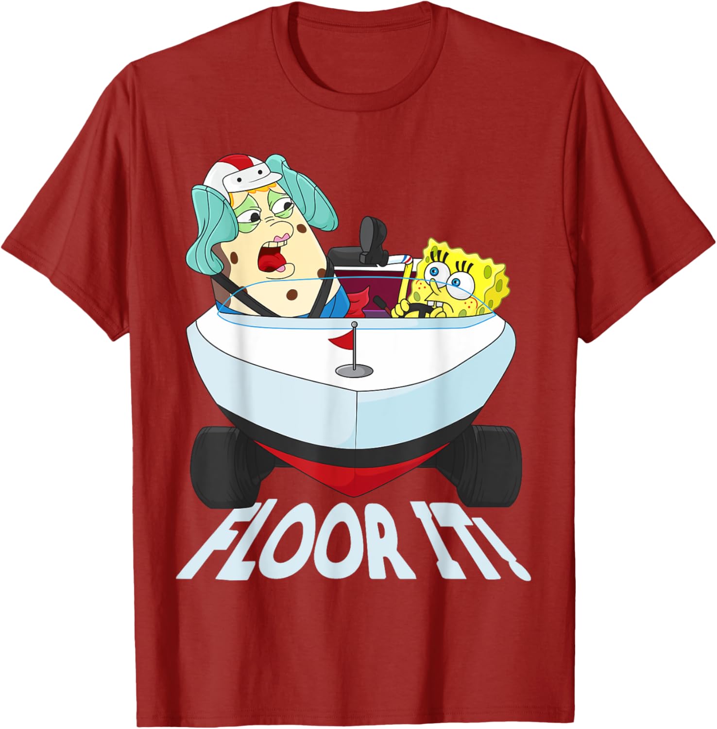 Mademark x SpongeBob SquarePants Floor It T-Shirt for Fun and Style - 3